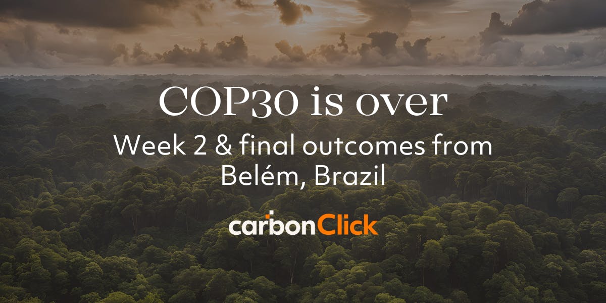 COP30 week 2 & final outcomes article header image