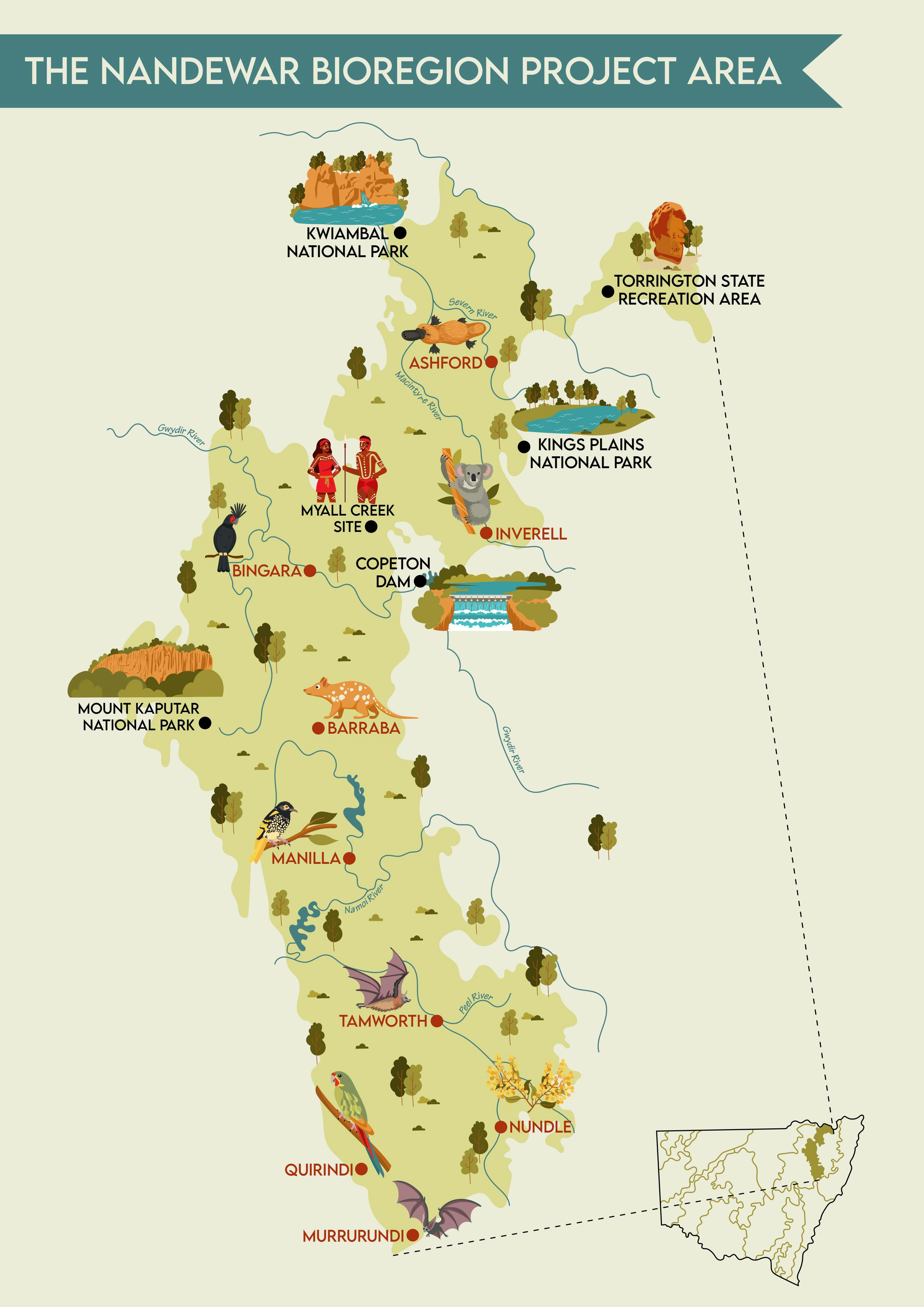 Nandewar Project Map