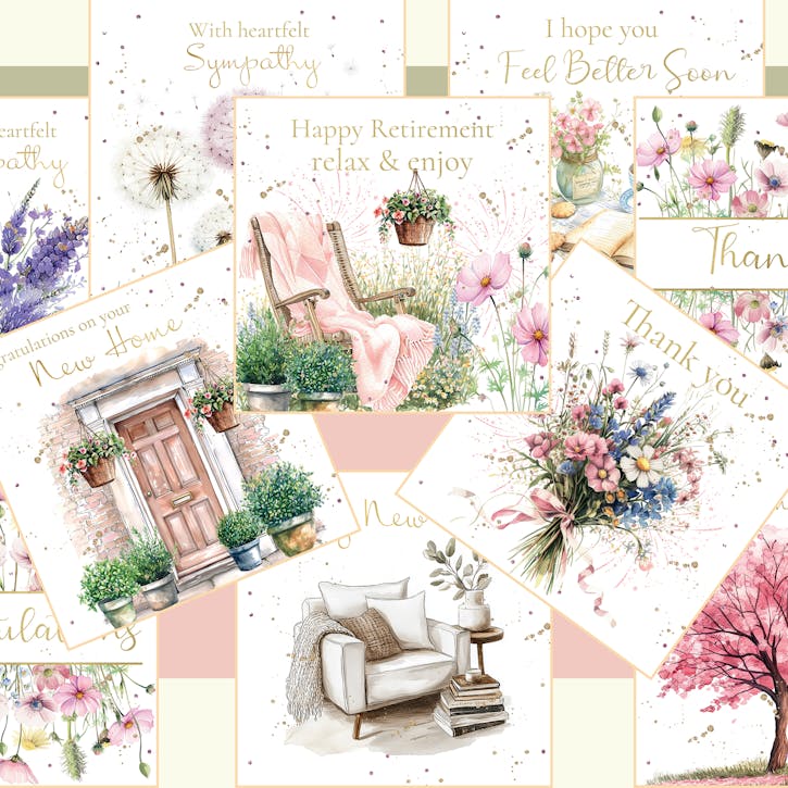 Rush Design Occasion Greeting Cards