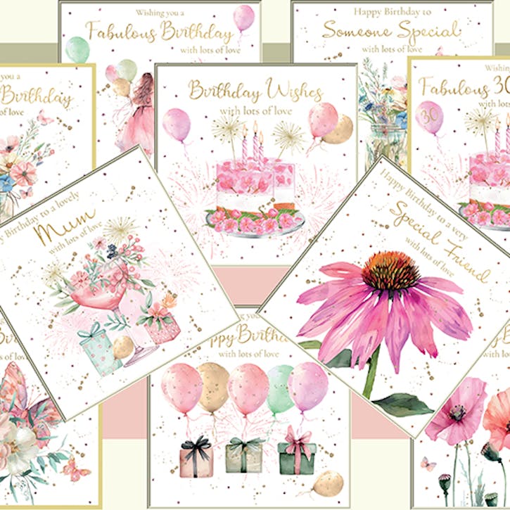 Rush Design Birthday Collection Greeting Cards
