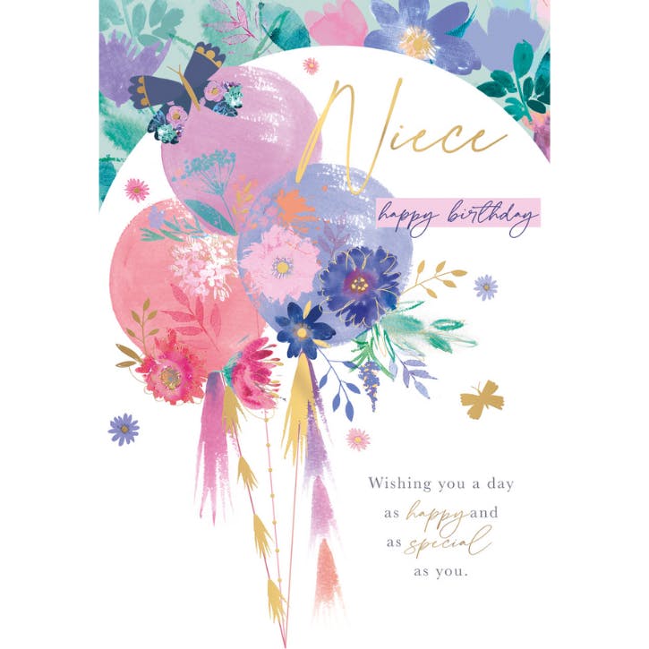 Cardgains Words 'n' Wishes Niece Card