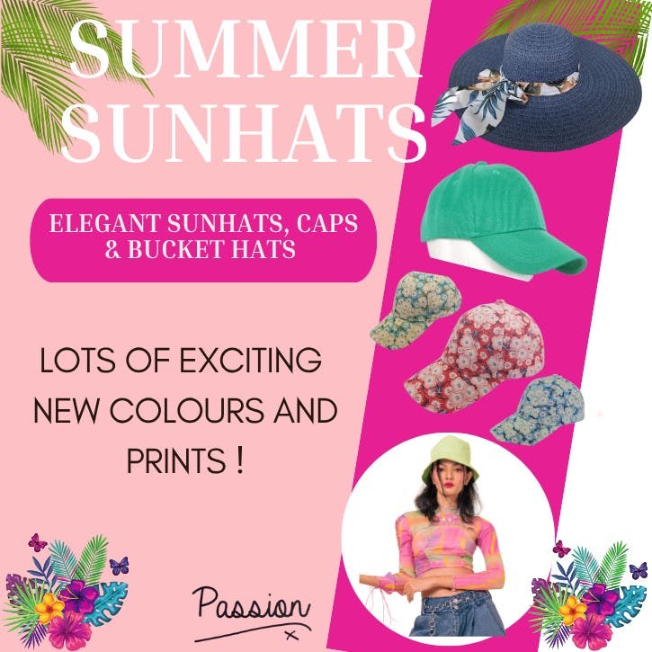 Cardgains Passion Accessories Summer Sunhats