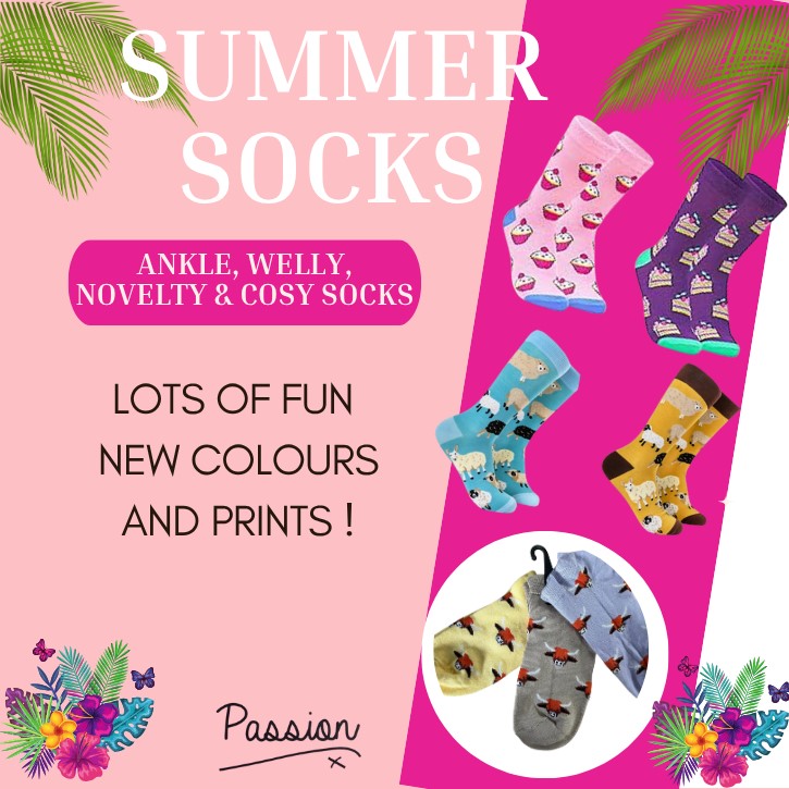 Cardgains Passion Accessories Summer Socks