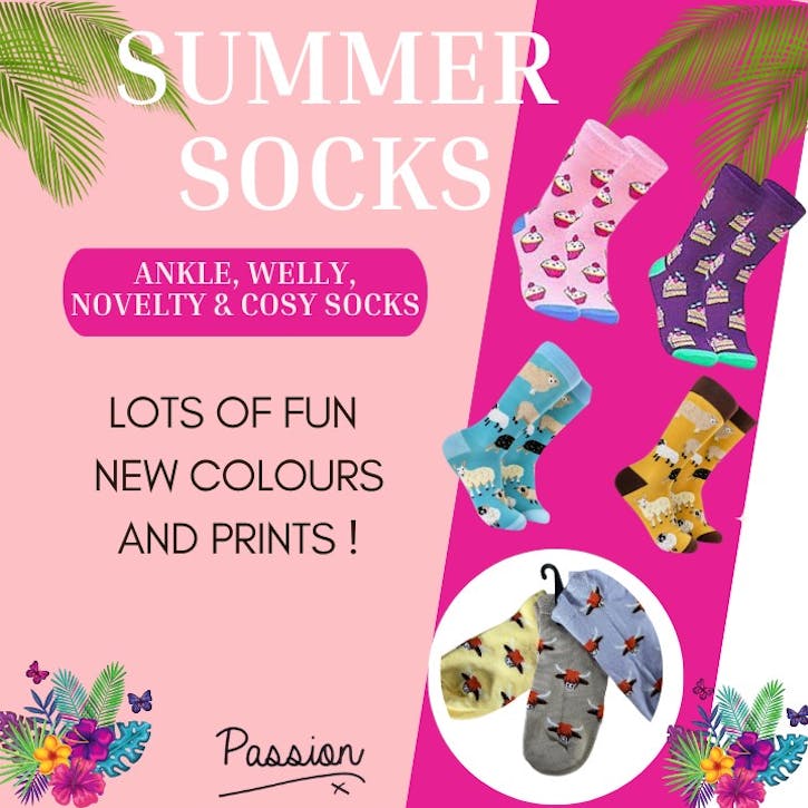 Cardgains Passion Accessories Summer Socks