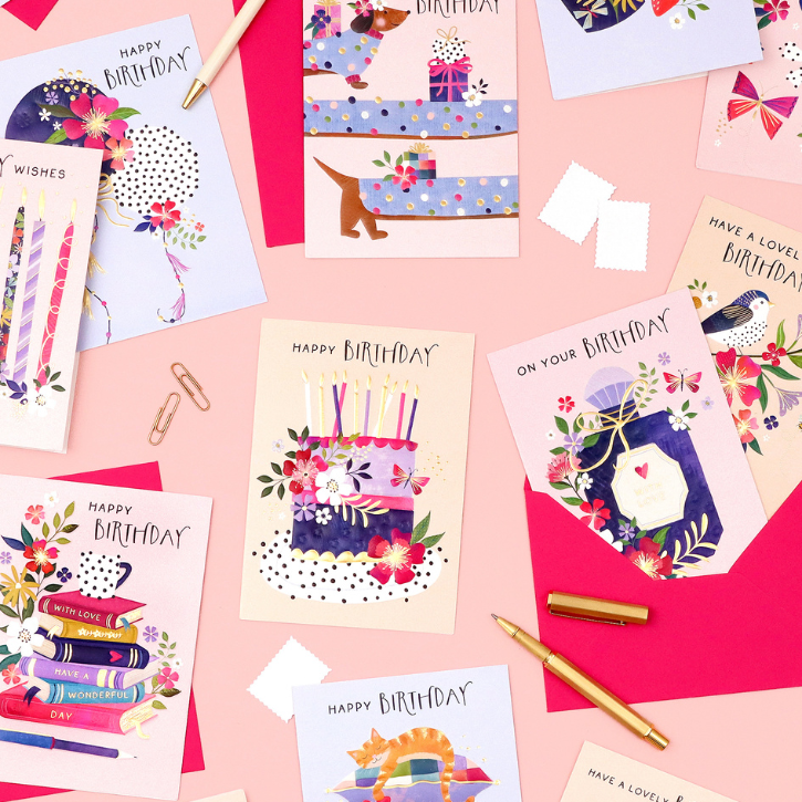 Cardgains Paper Rose Dottie Garden