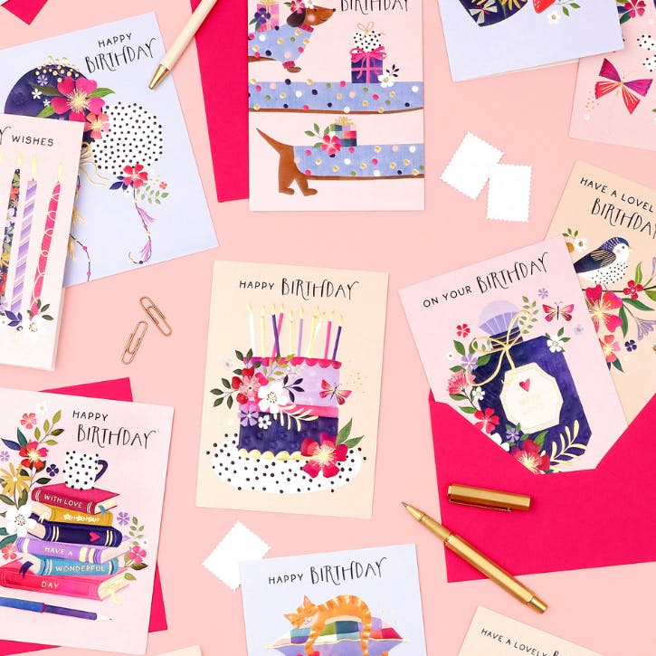 Cardgains Paper Rose Dottie Garden