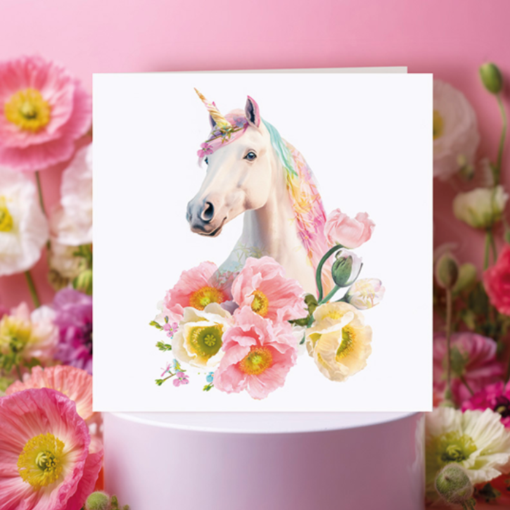 Cardgains Lola Design Unicorn Card
