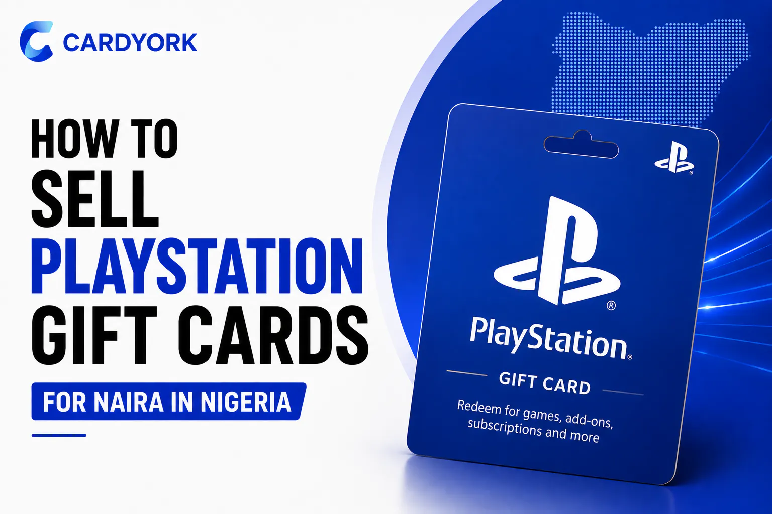 How to Sell PlayStation Gift Cards for Naira in Nigeria