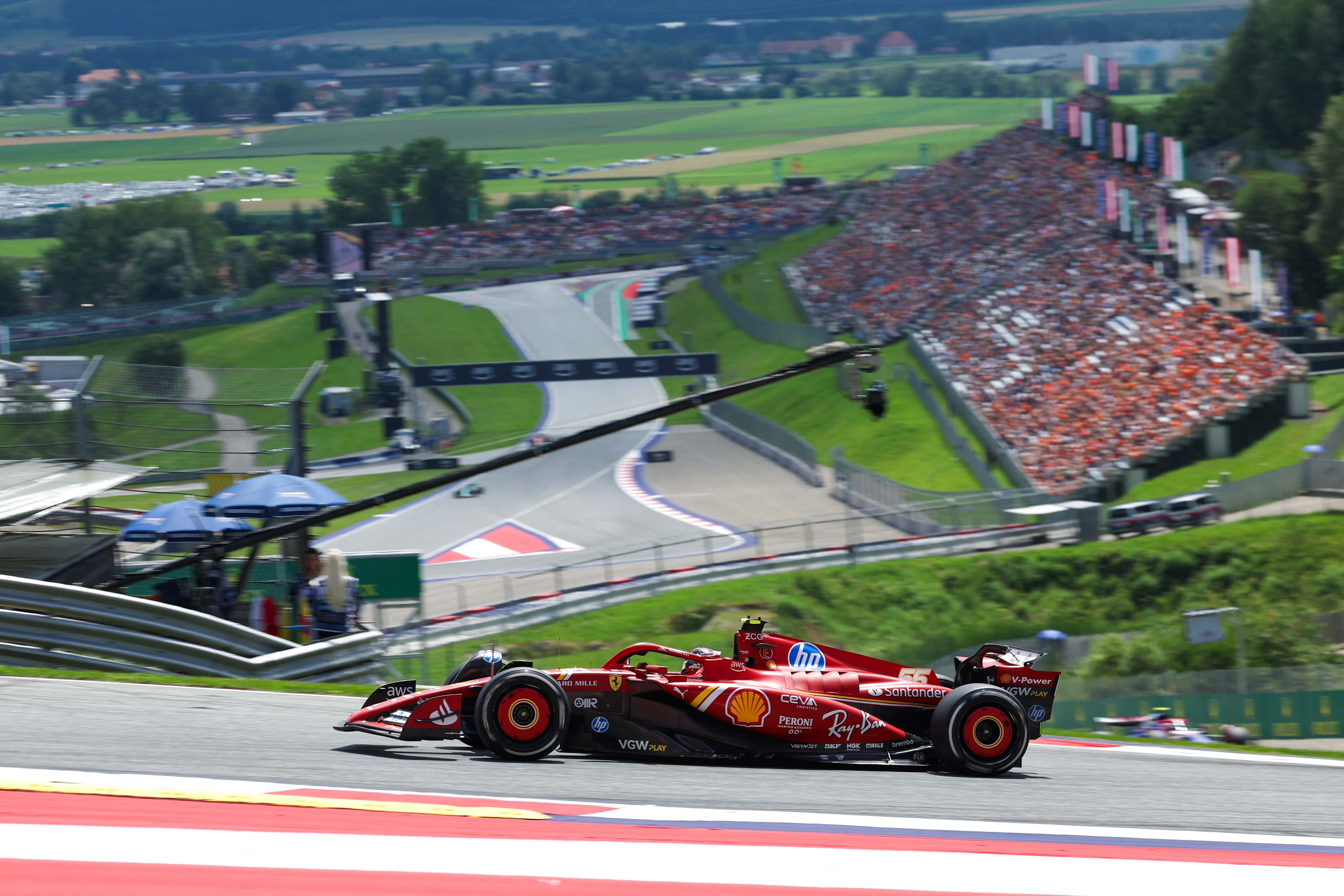 Carlos Sainz is back in action in the Austrian GP