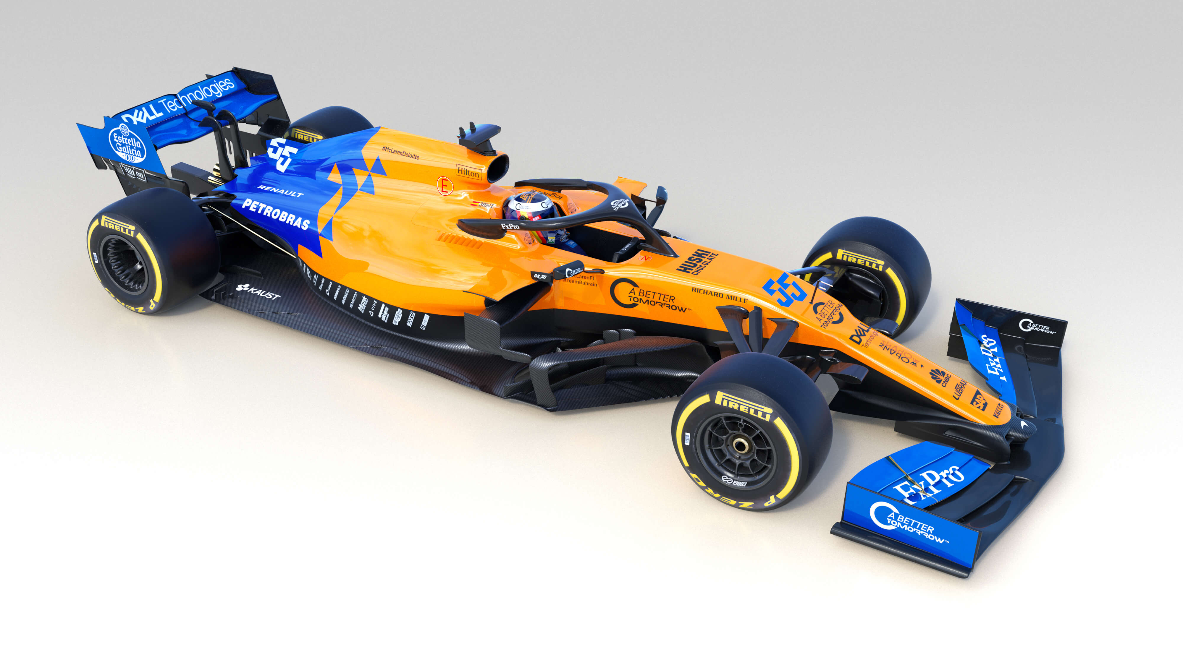 Carlos Sainz unveils his first McLaren, the MCL34