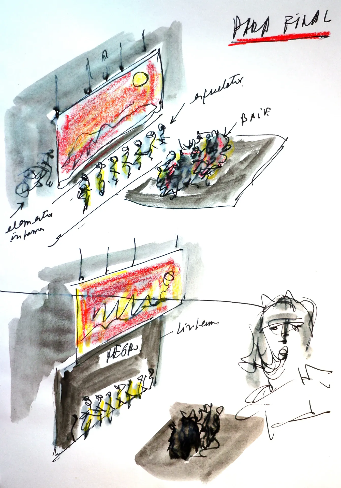 Dibujo preparatorio