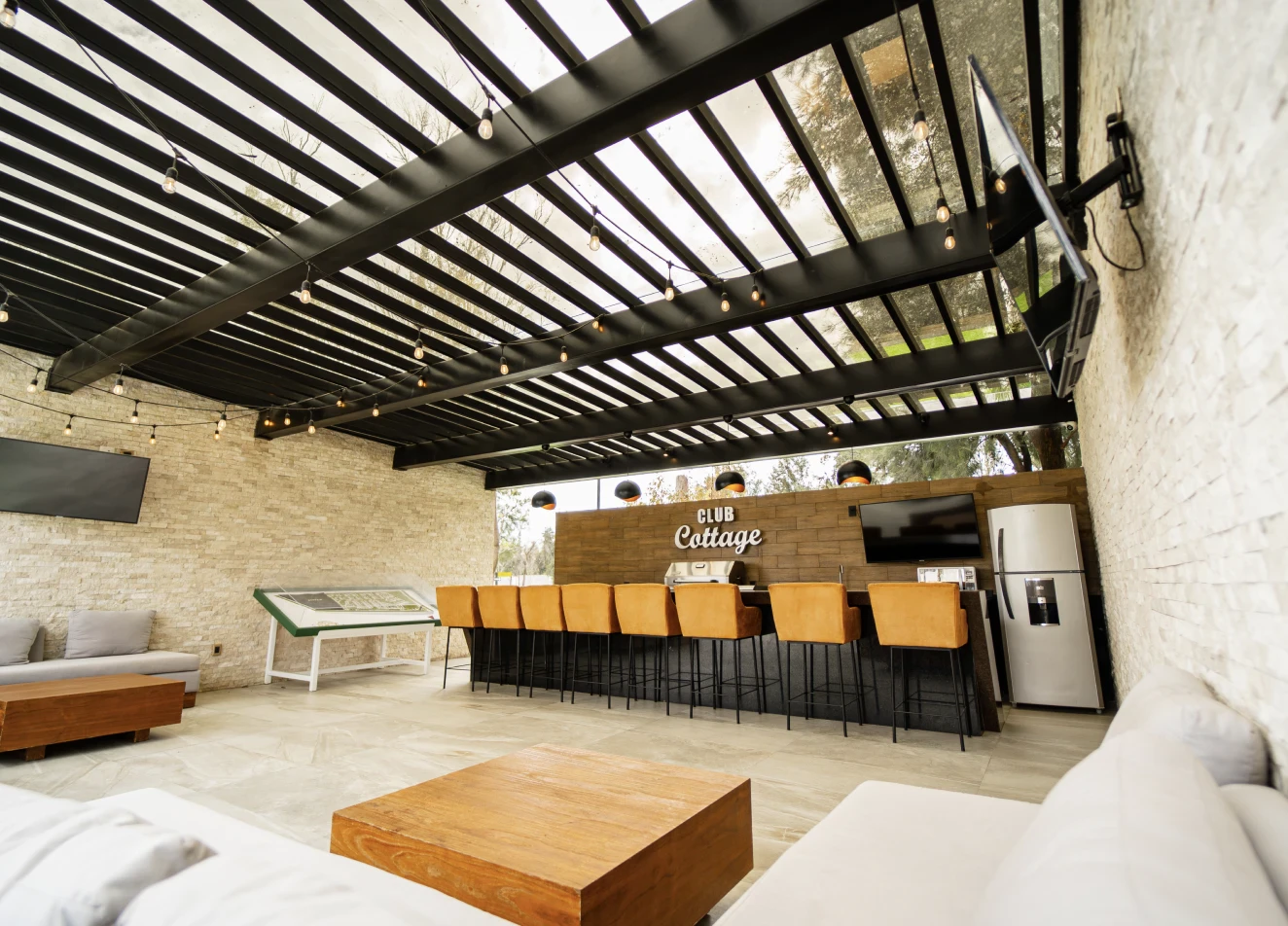 Áreas sociales - Club Cottage