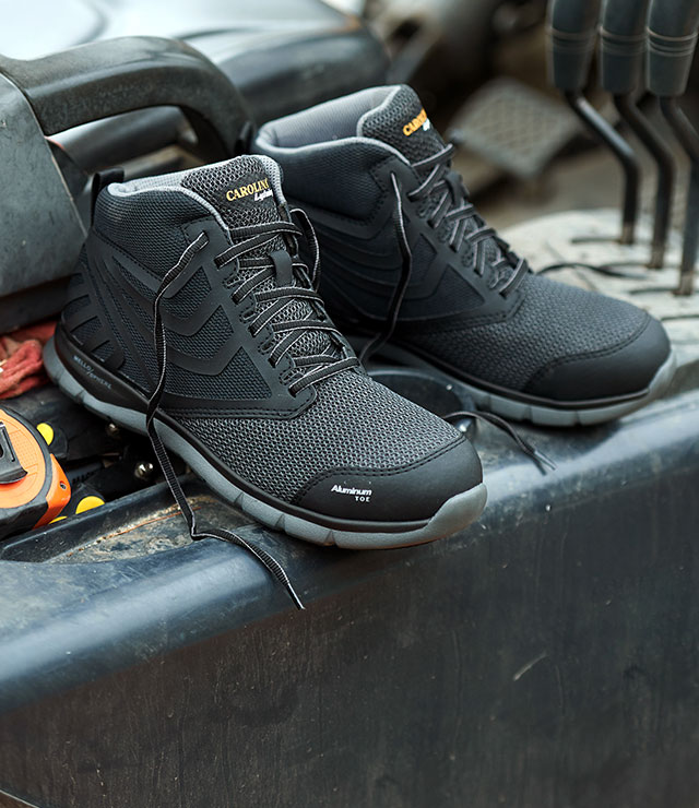 carolina work boots black