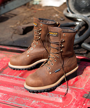 8 inch wedge sole work boots