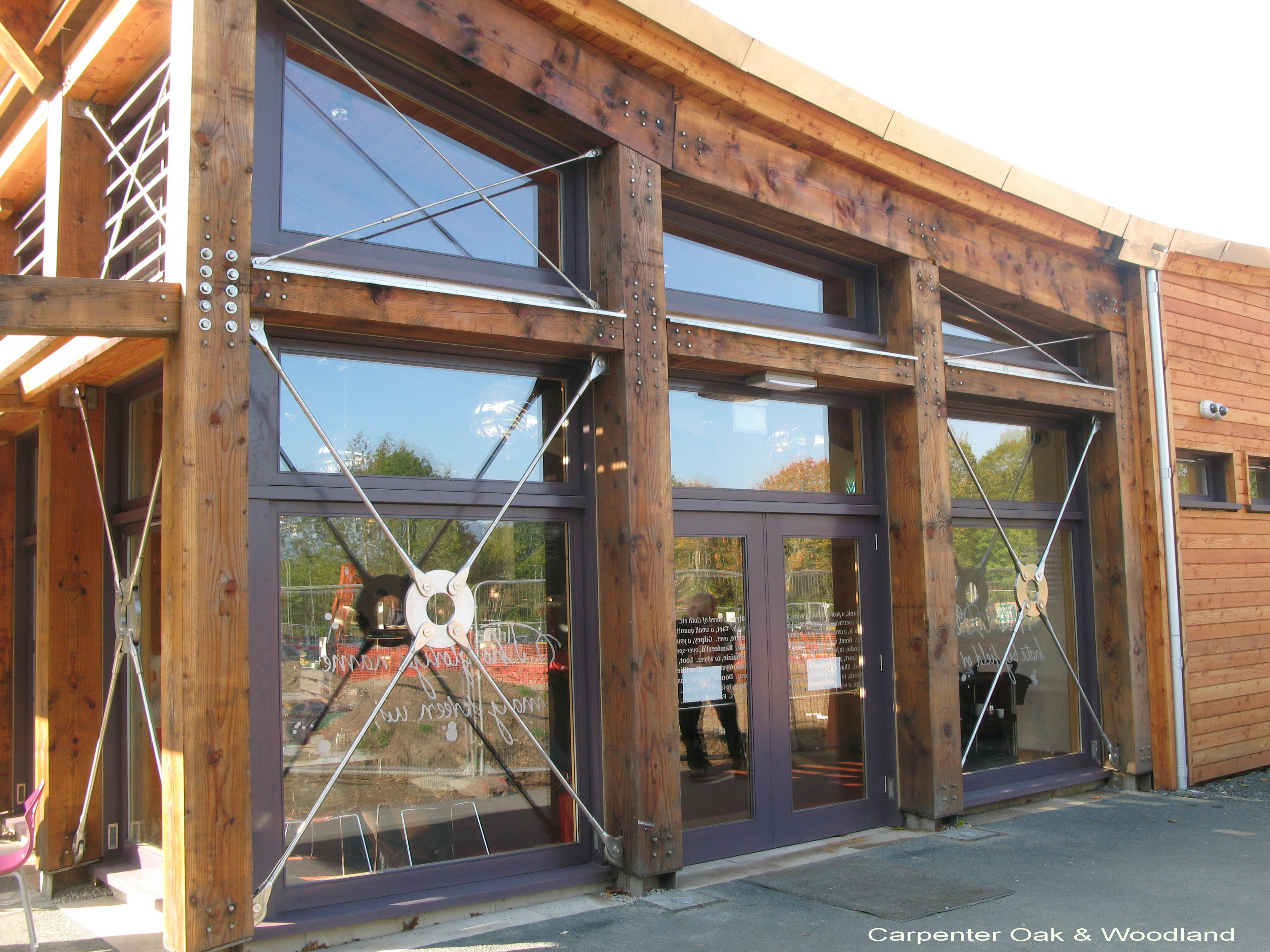 Douglas fir framed museum