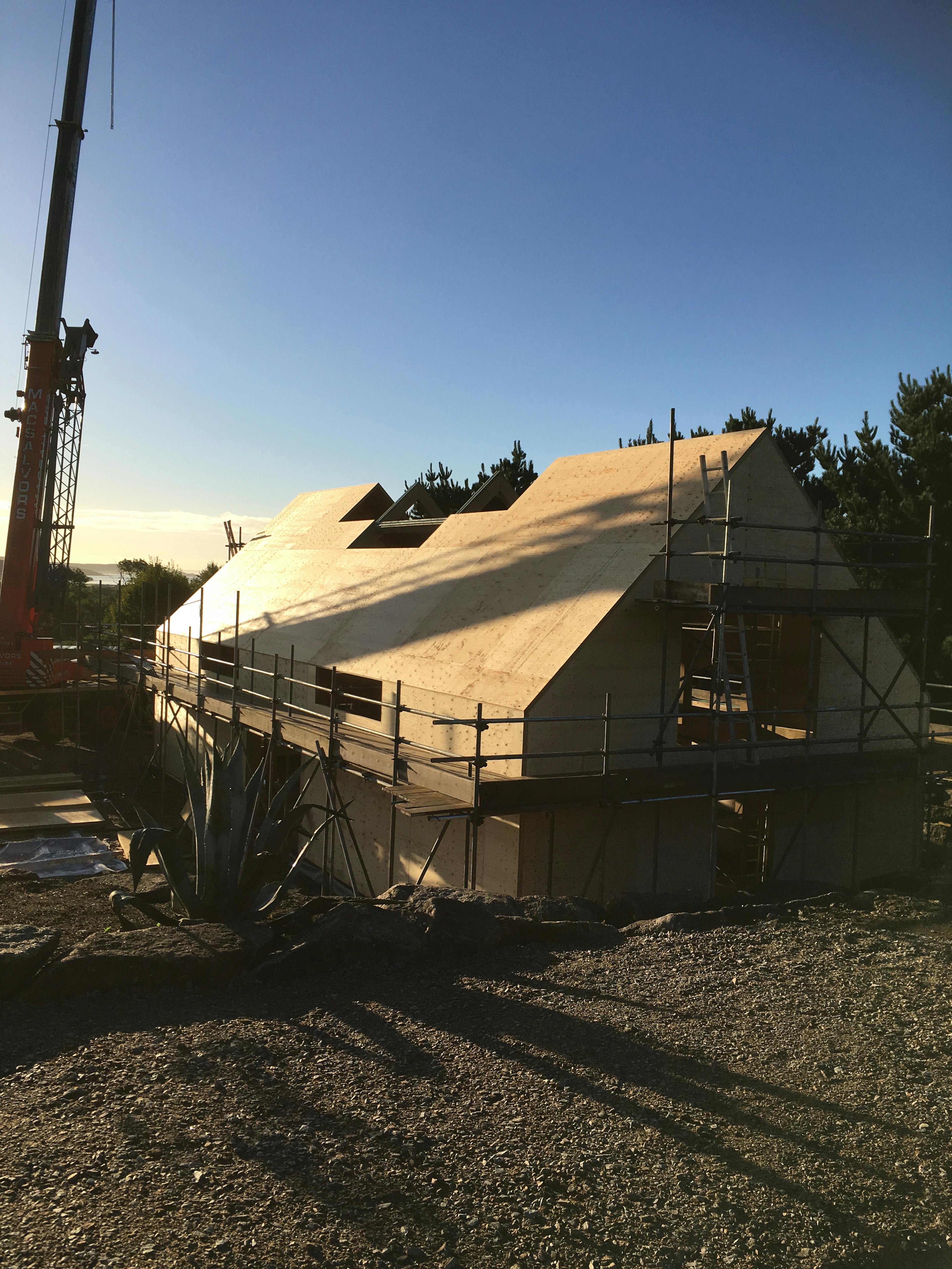 On-site installation of an art gallery venue