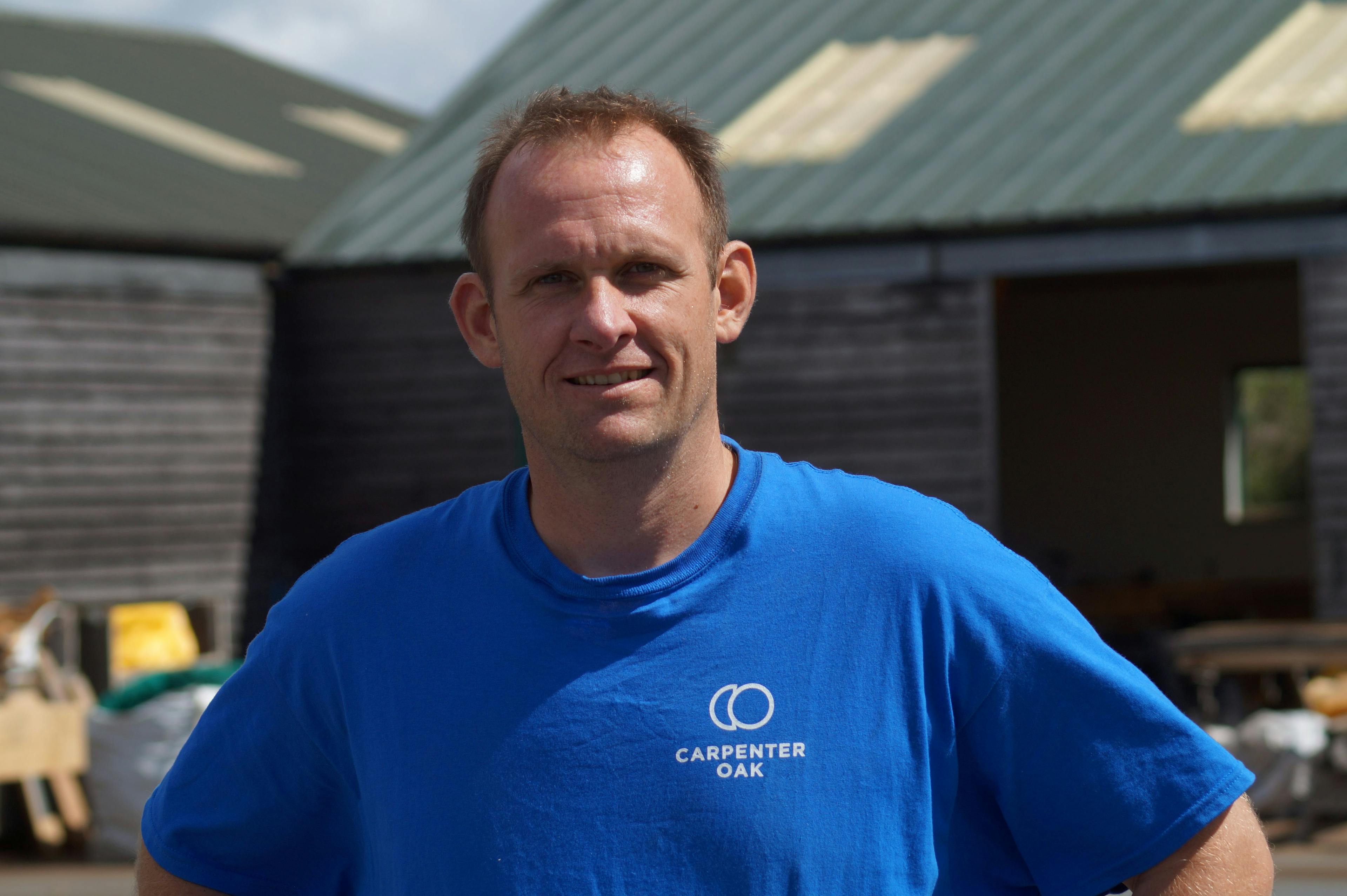 Dan Strutt glazing portrait