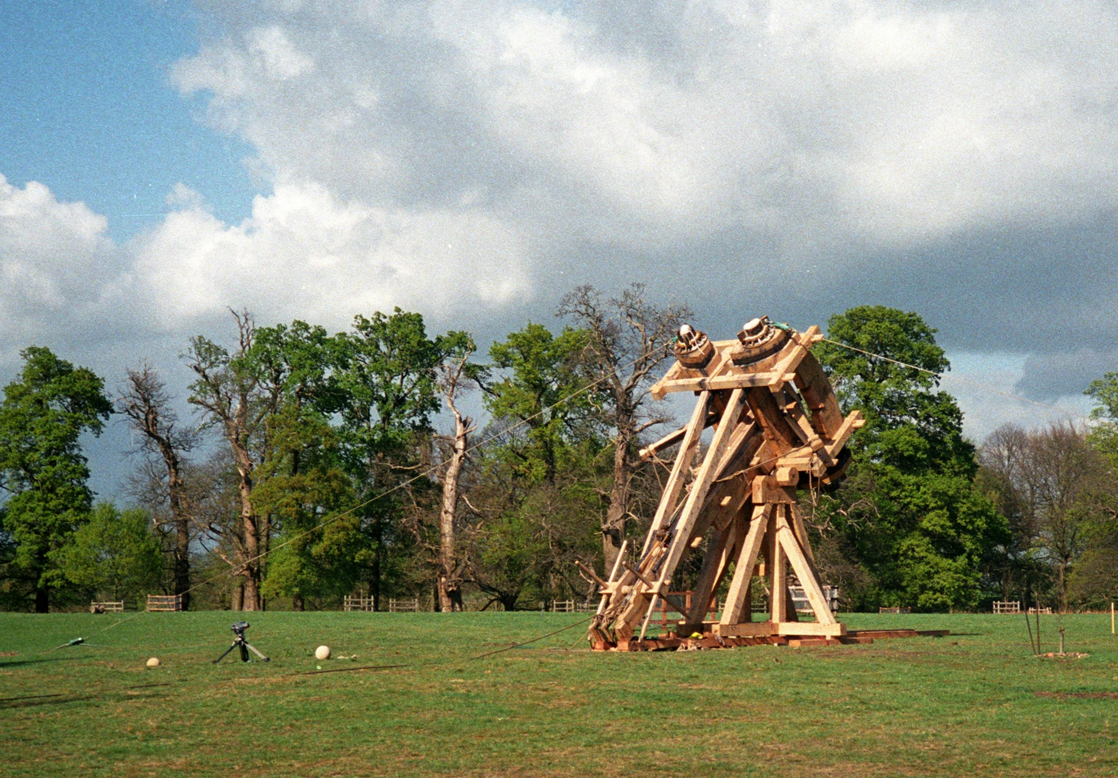 Traditional Ballista being installed on-site