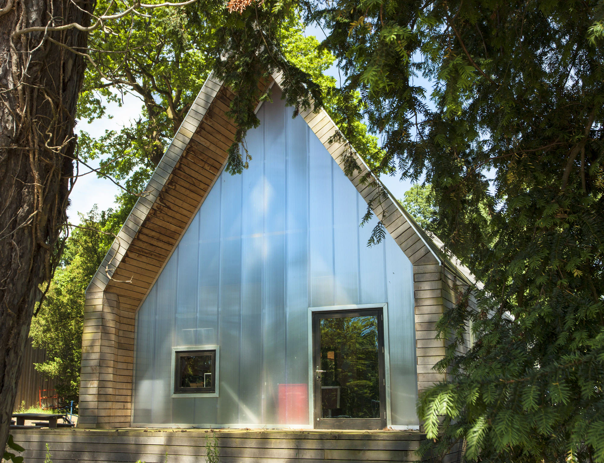 Wolfson Tree Management Centre at the Westonbirt Arboretum Back