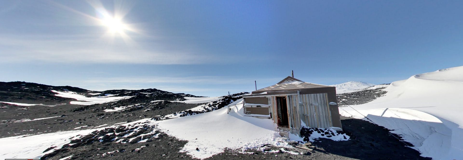 Conservation hut in Antarctica
