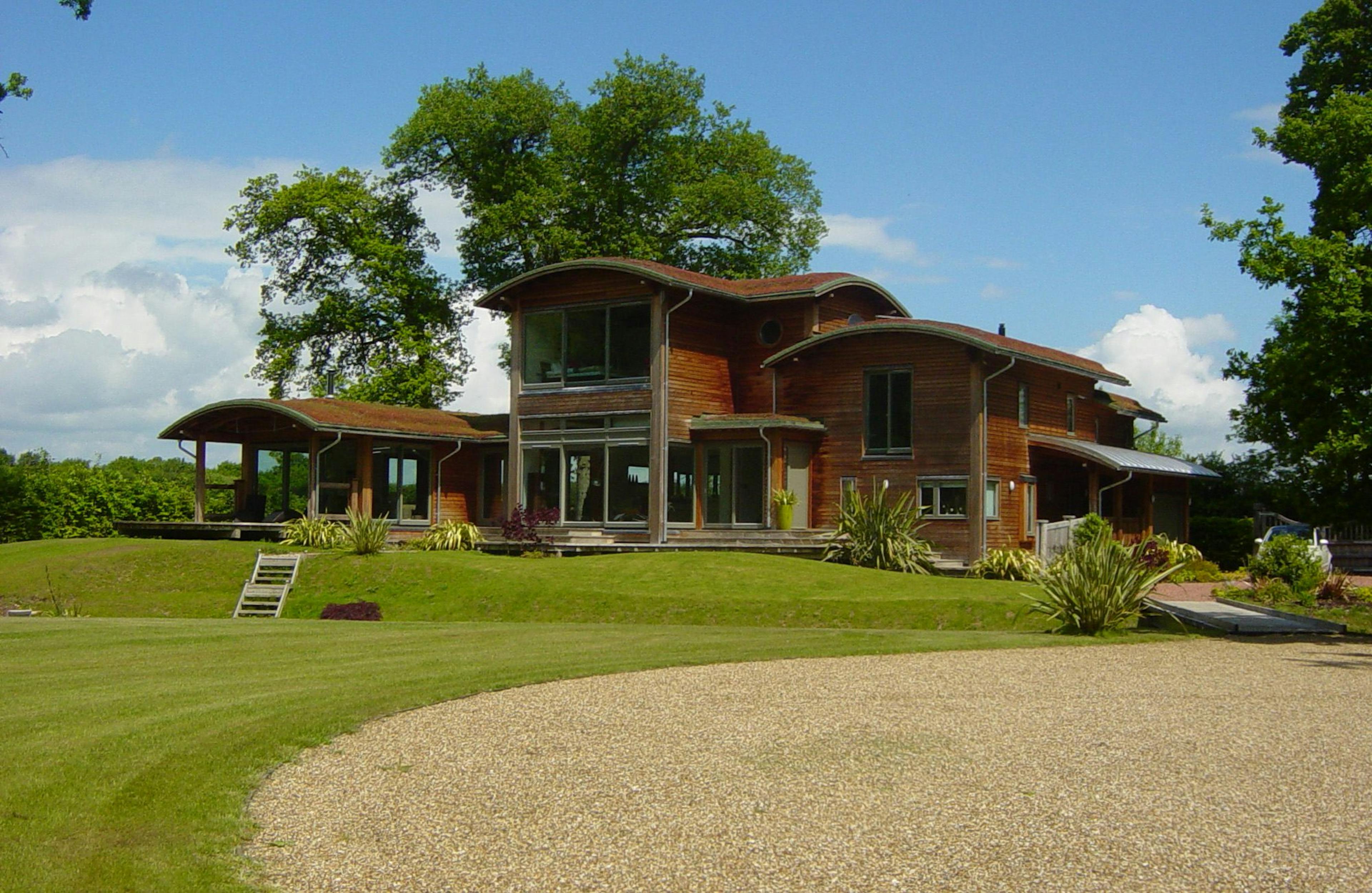 Douglas Fir-Framed Eco-Friendly Home