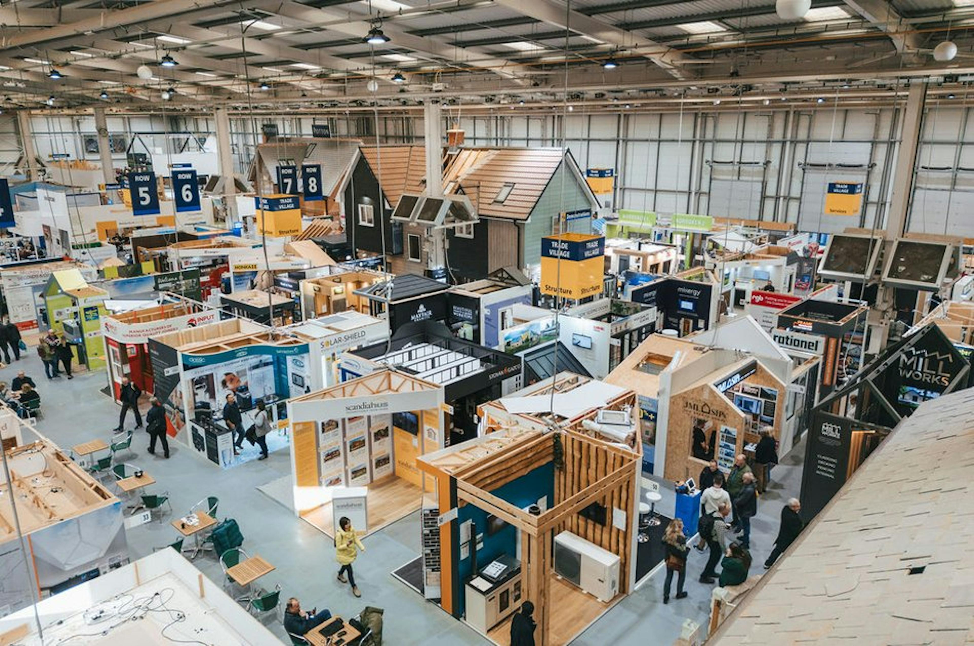 An image of the inside of the National Self Build and Renovation Centre