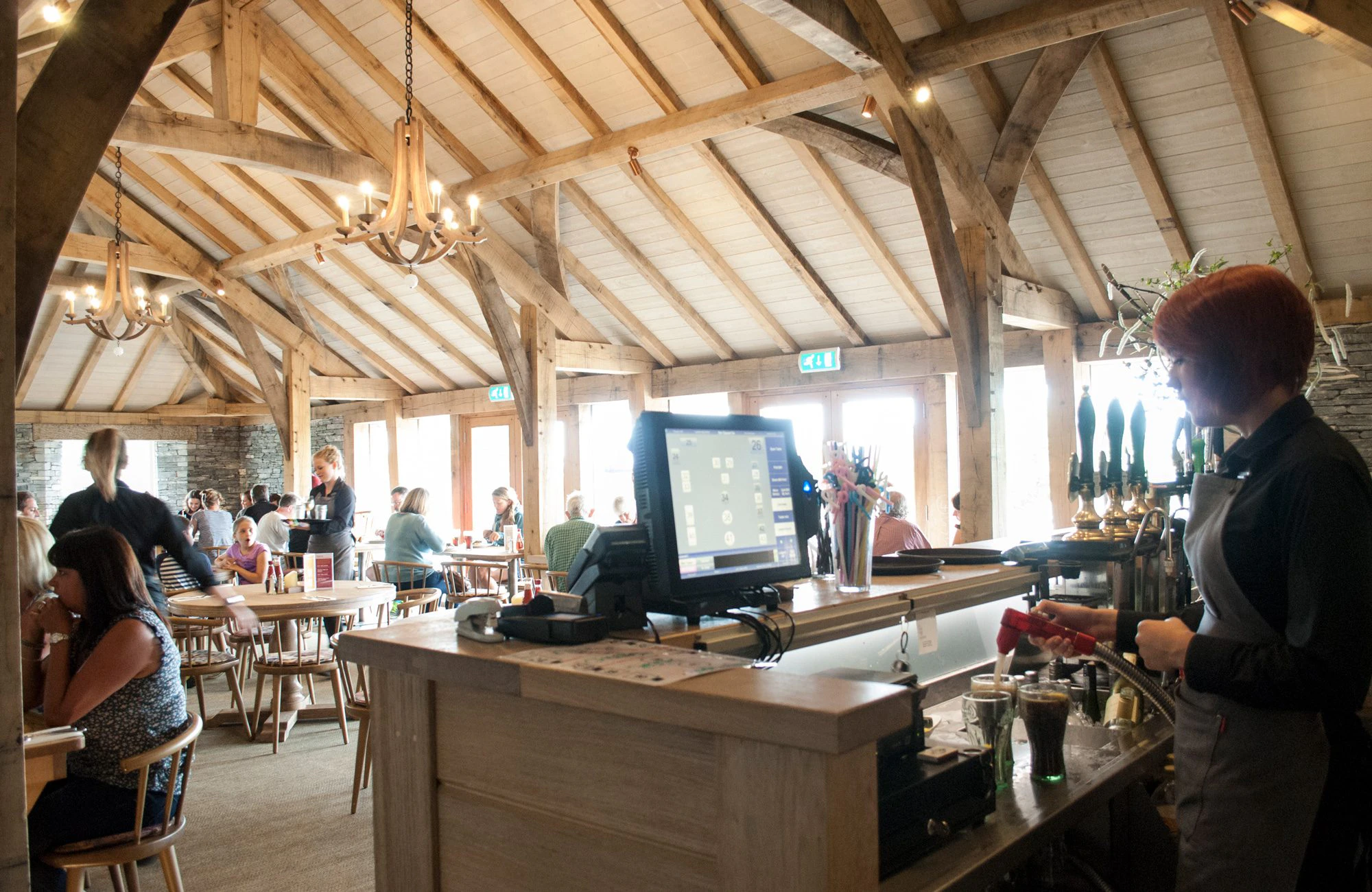 Internal view of Rick Stein's Cornish Arms pub
