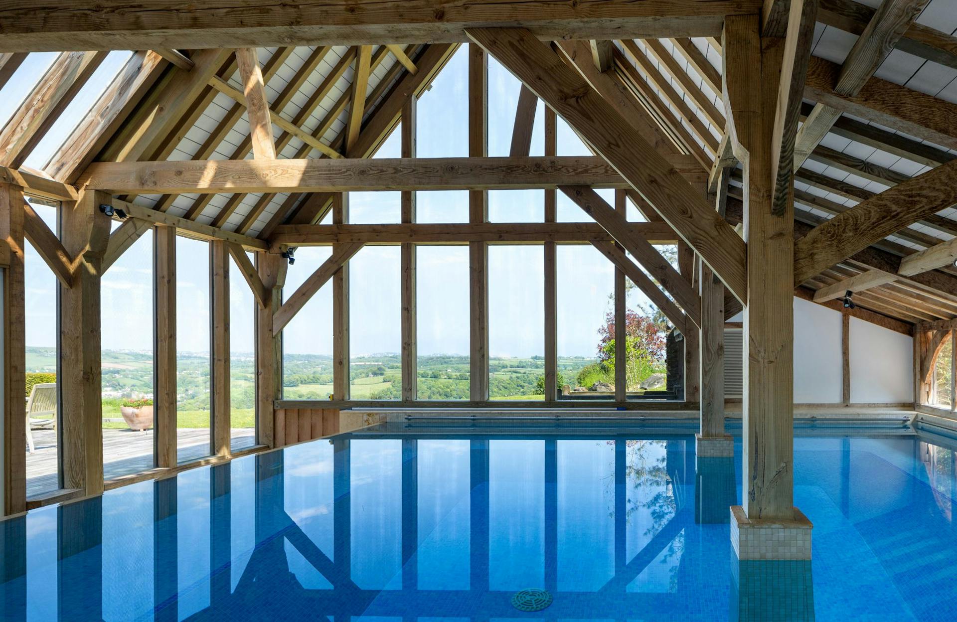 Oak Framed Swimming Pool Structures – Carpenter Oak