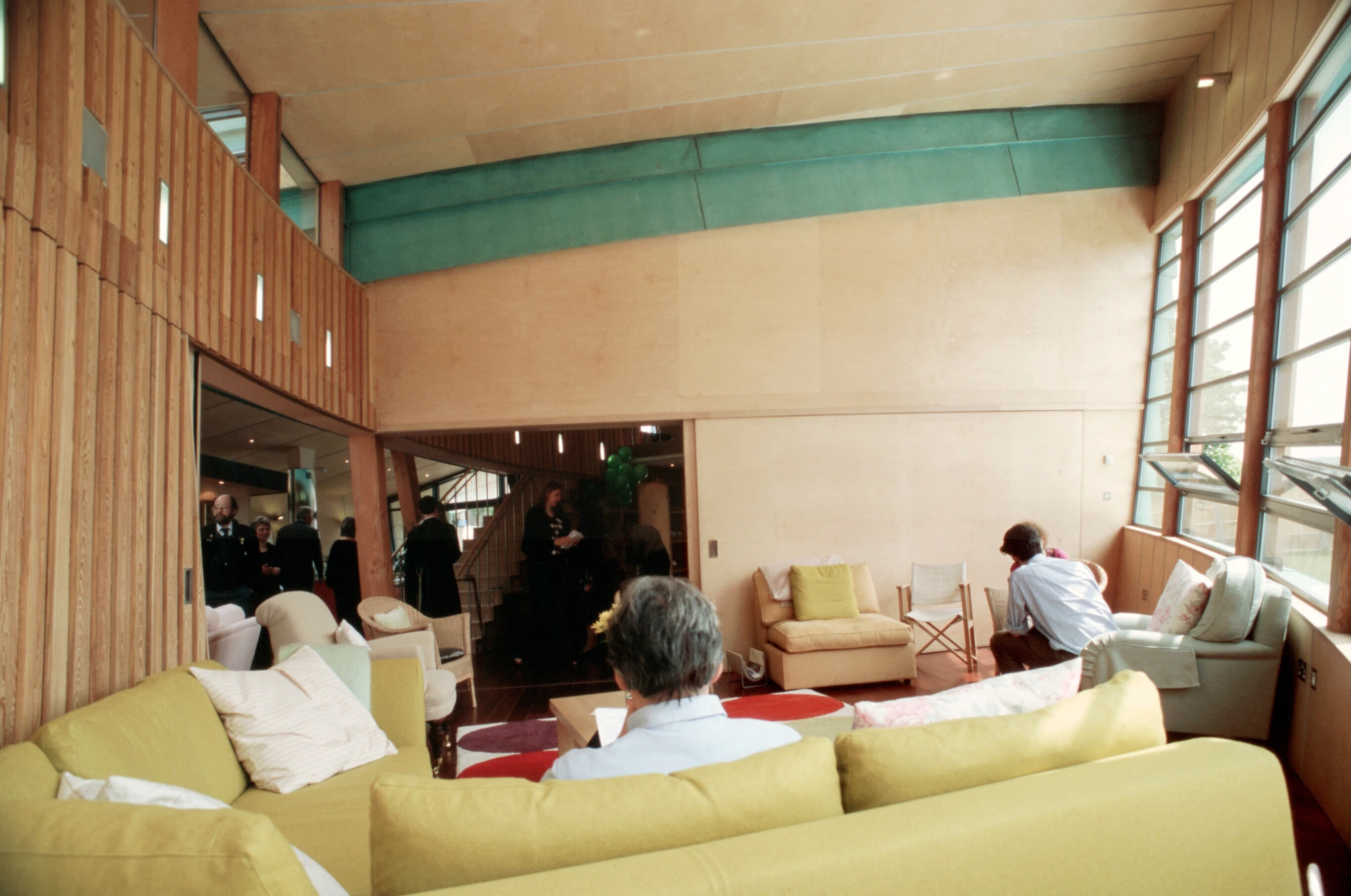 Interior seating area of the Maggie's Centre at Raigmore Hospital in Inverness