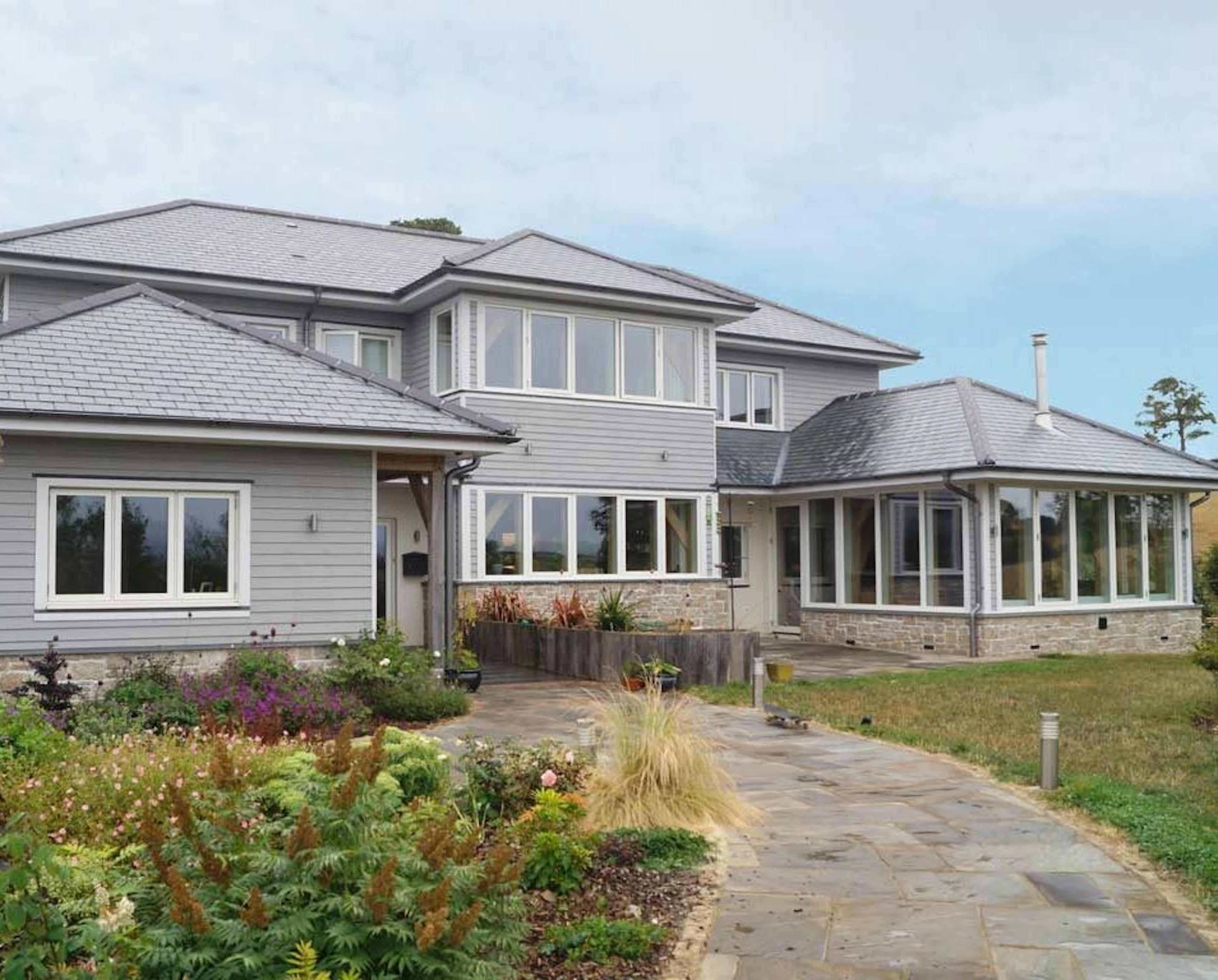 New England-style, two-storey oak-framed home
