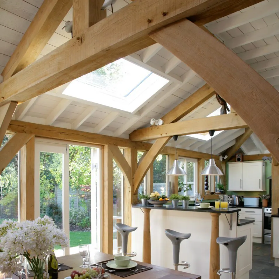 How to Build a Timber Frame Extension for Your Kitchen – Carpenter Oak