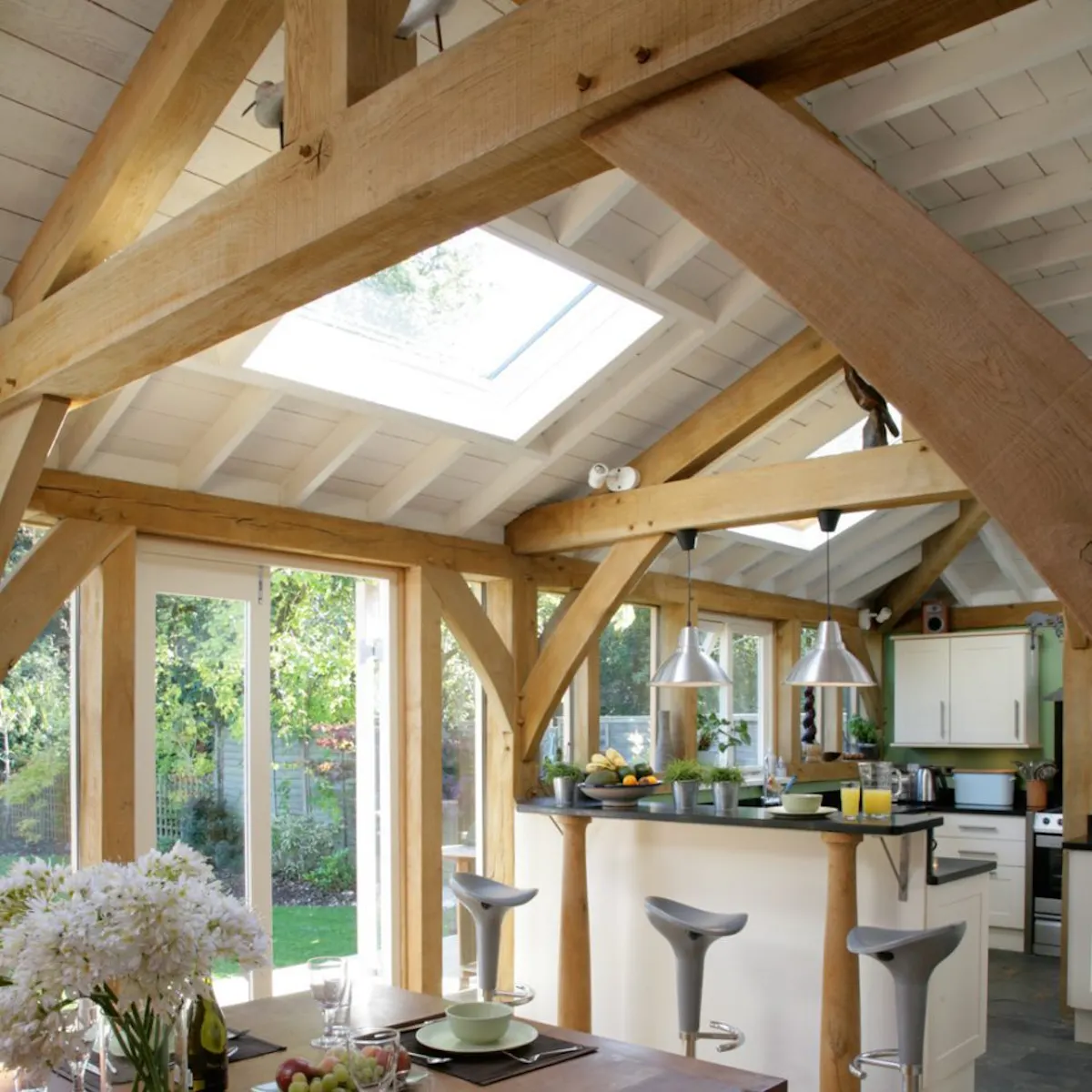 How to Build a Timber Frame Extension for Your Kitchen – Carpenter Oak