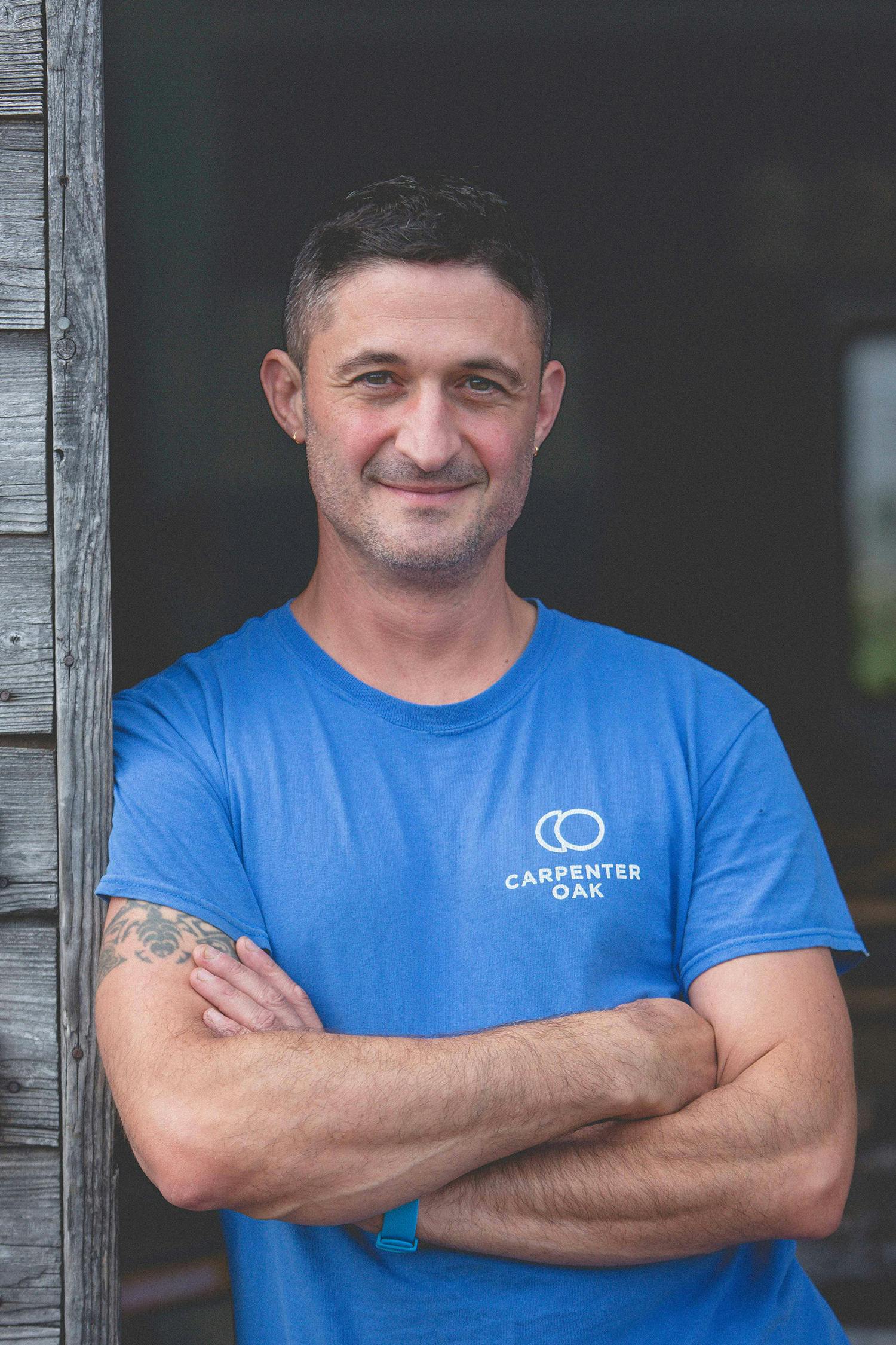 Nico Laurent carpenter oak scotland portrait
