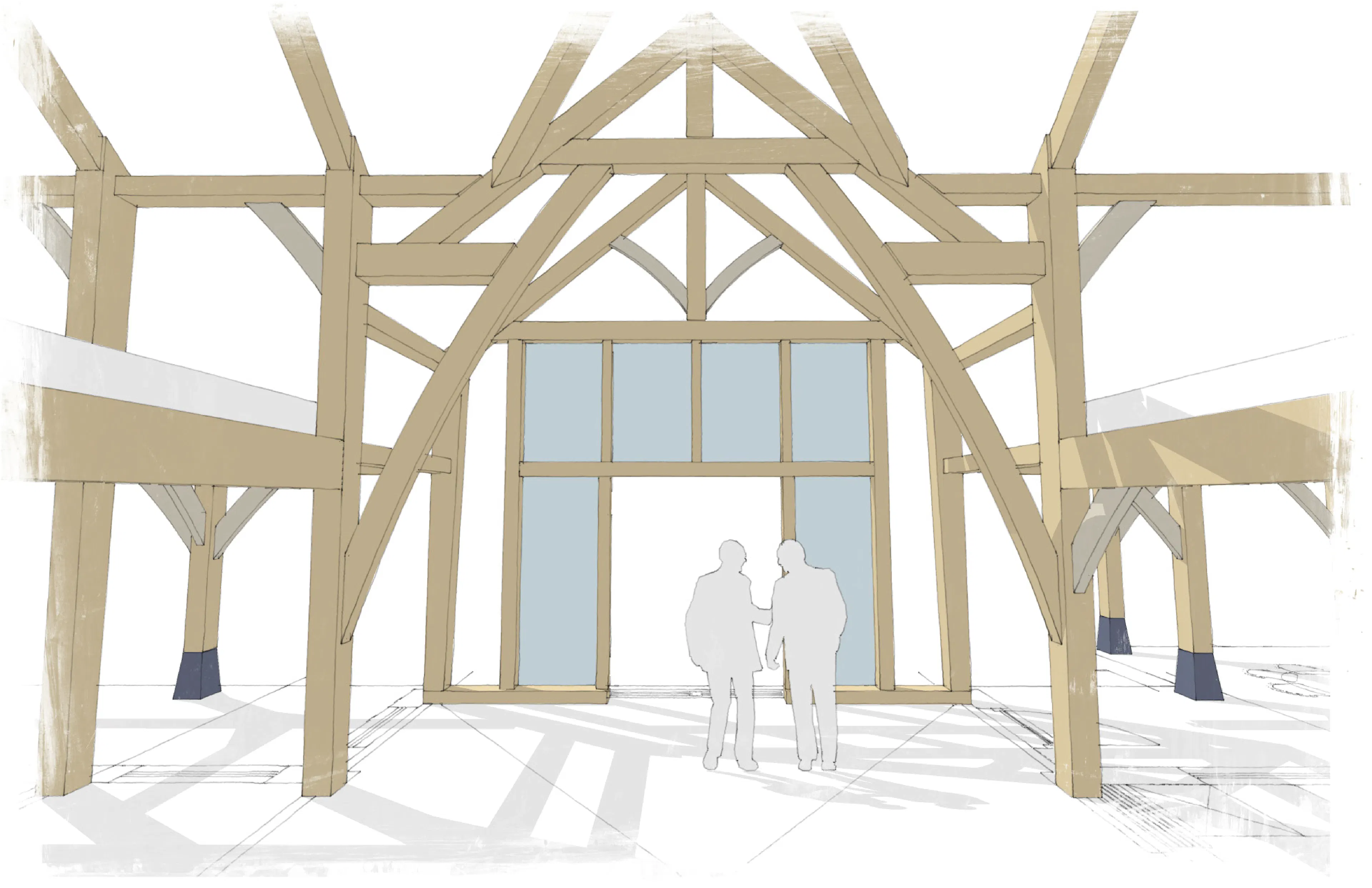 Pond_House_Sketch_Frame_Truss