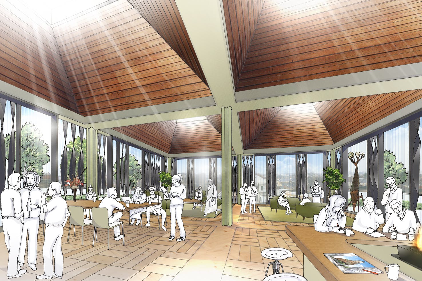 Architectural concept of Brixton Department Store