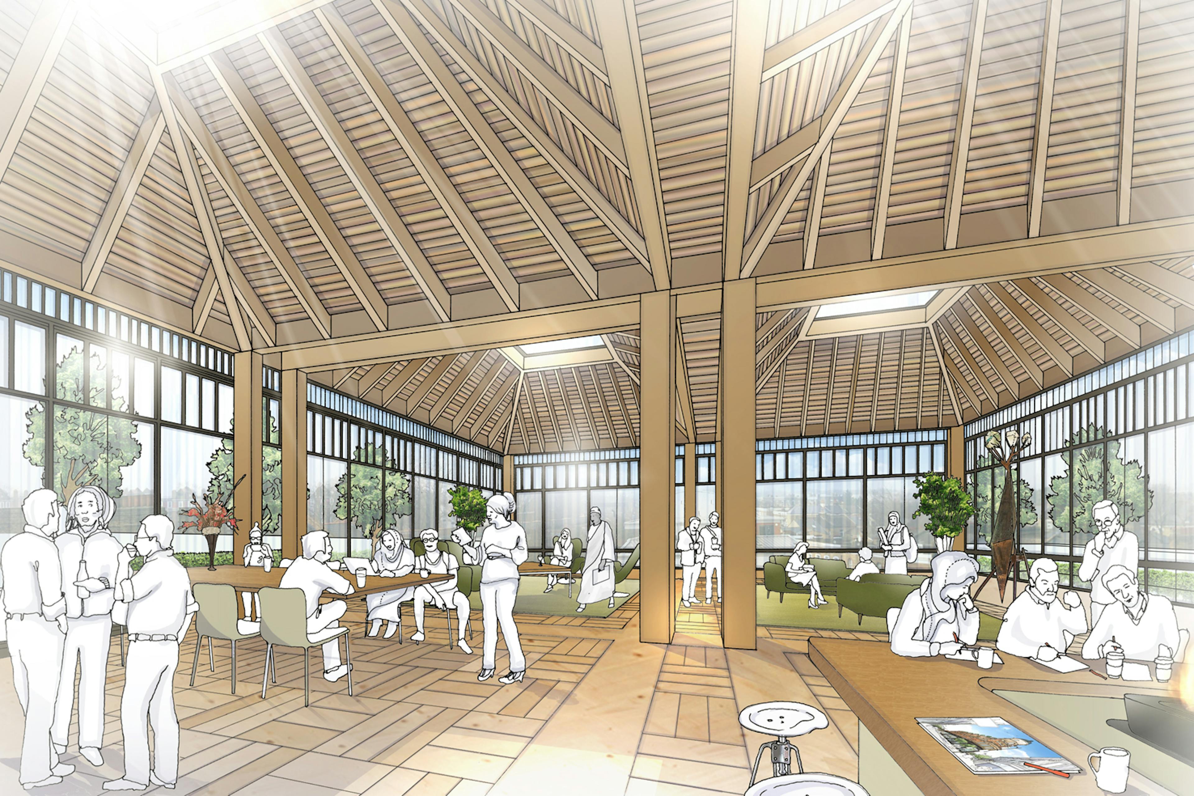 Concept art of Brixton Department Store