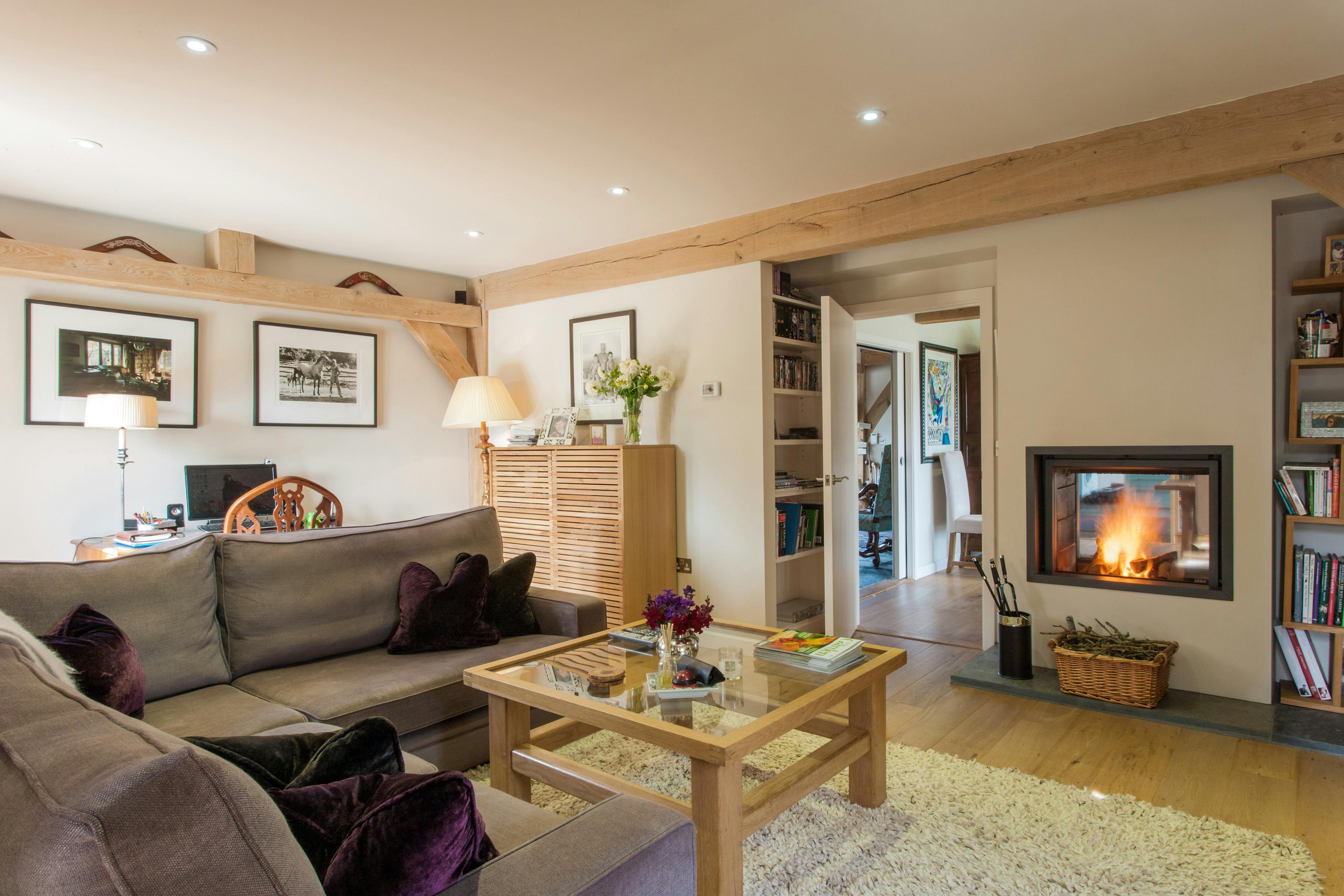 Oak framed sitting room