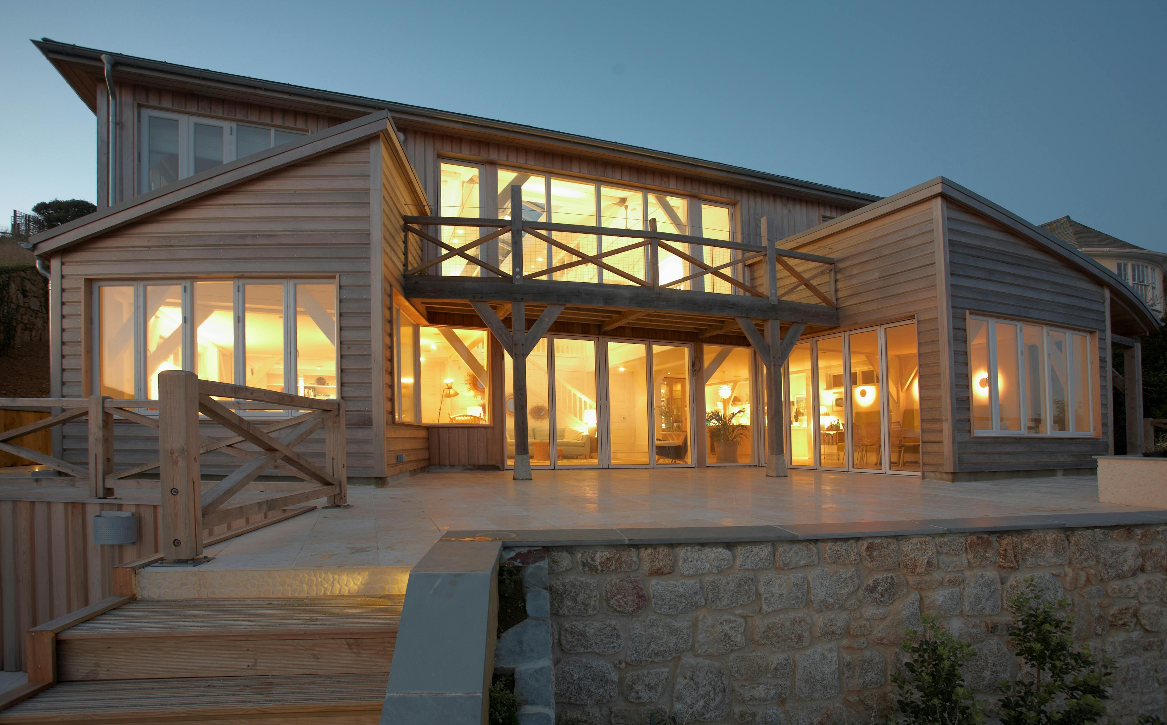 External of a timber framed home