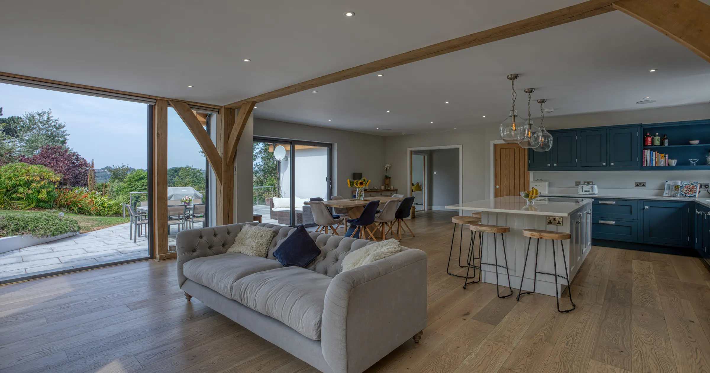 Designing an open plan living space