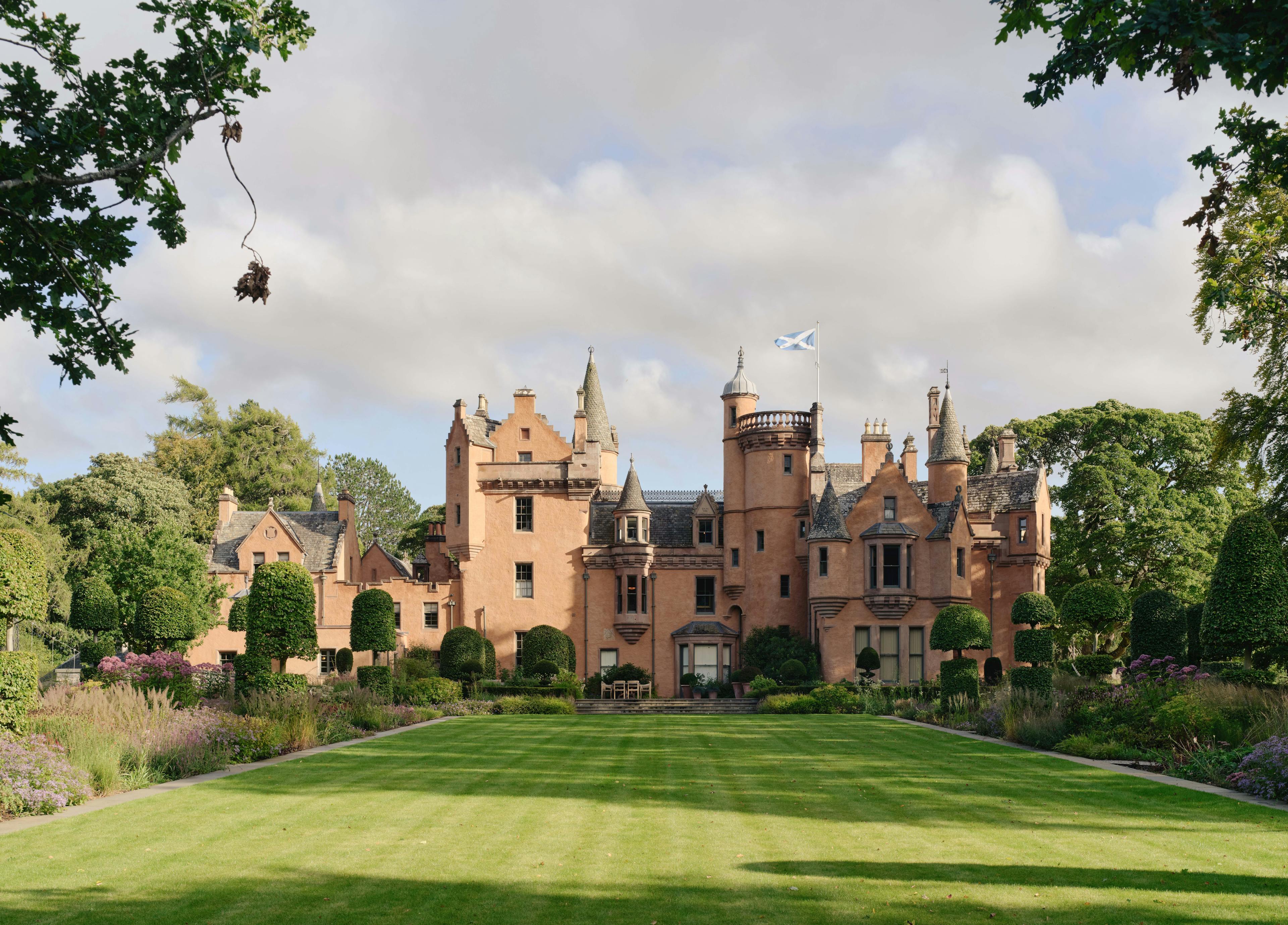 Gardens at Aldourie Castle Estate in Scotland