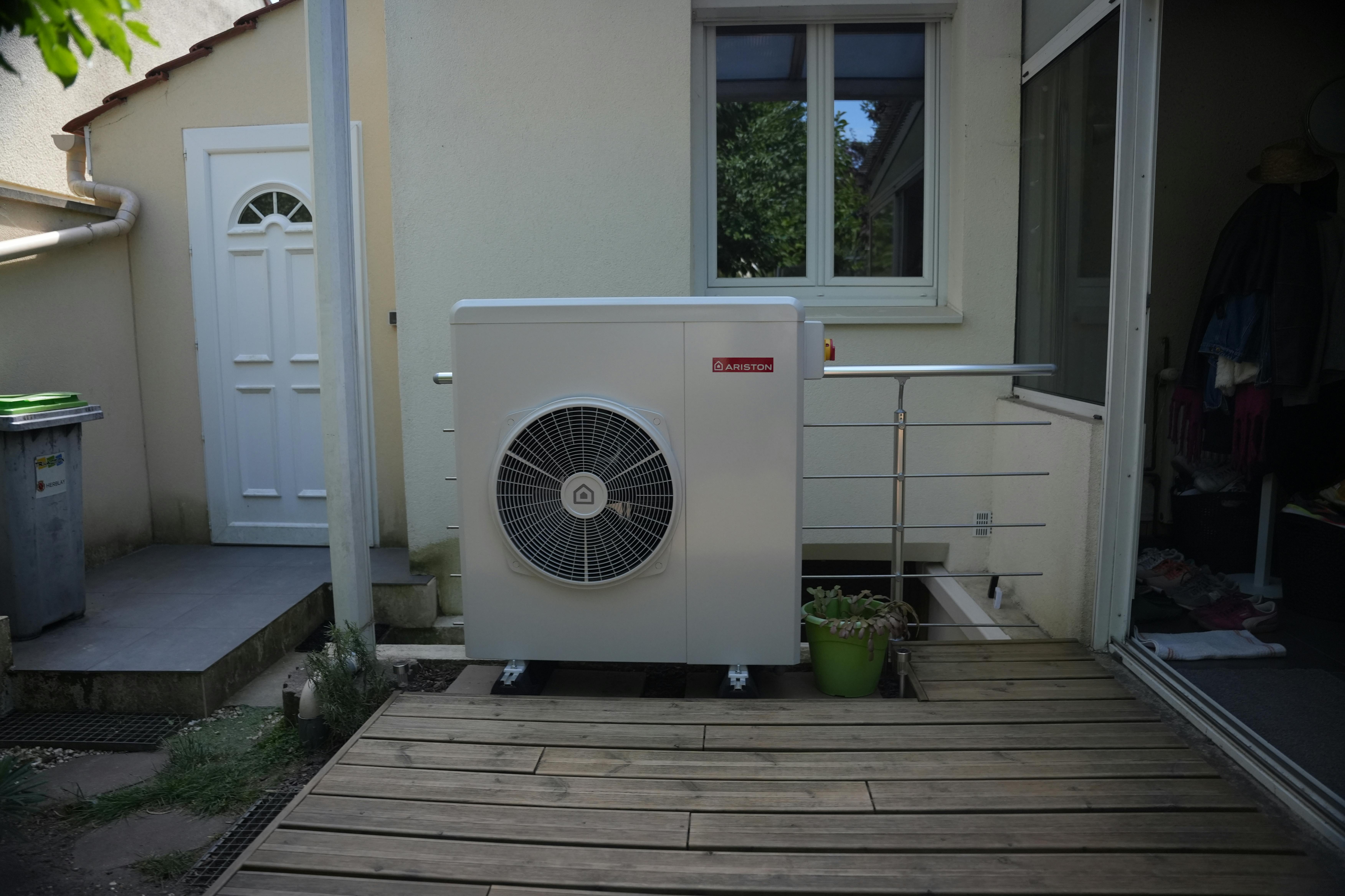 installation pompe à chaleur air/eau Carrefour