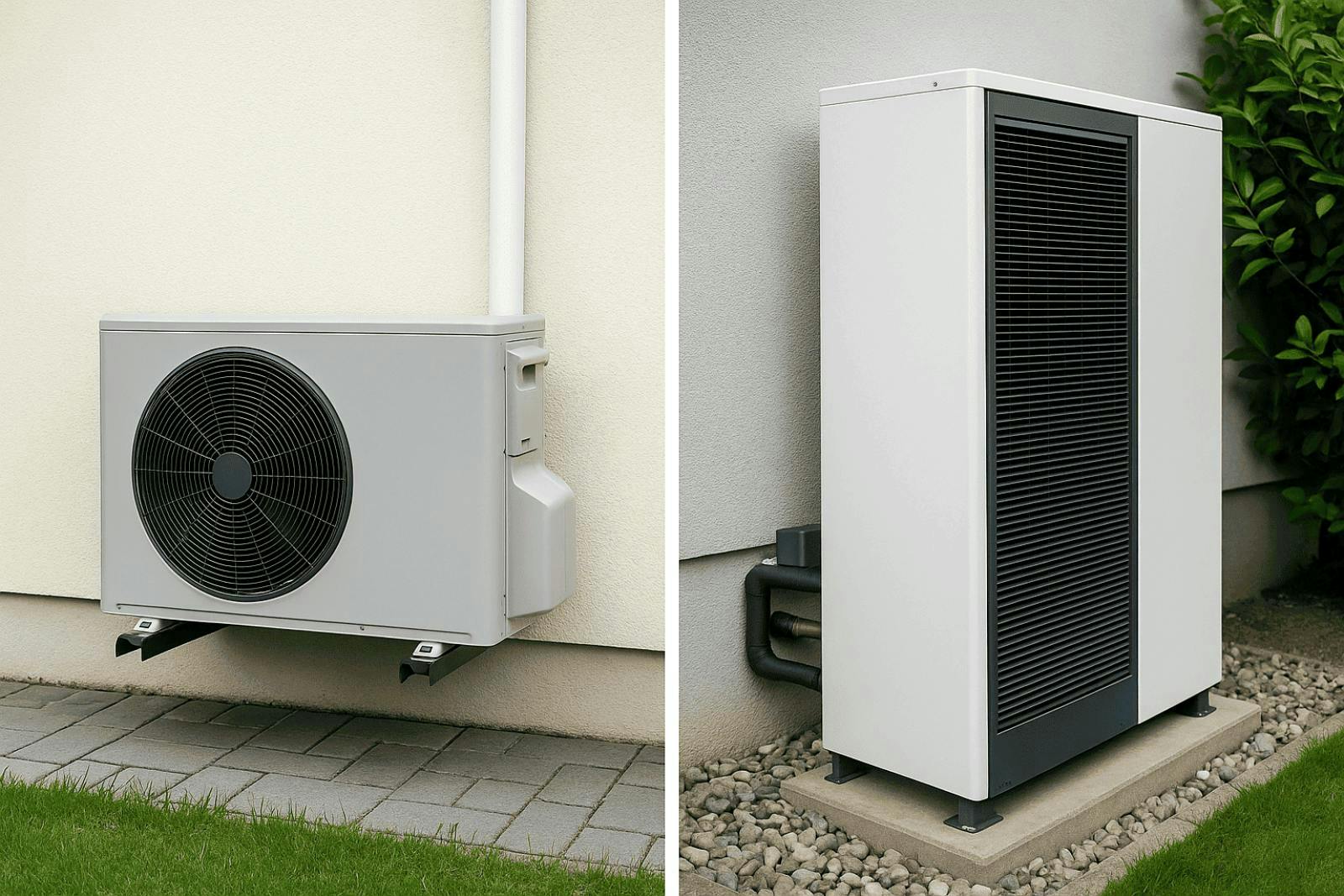 Photo unité extérieure d'une pompe à chaleur