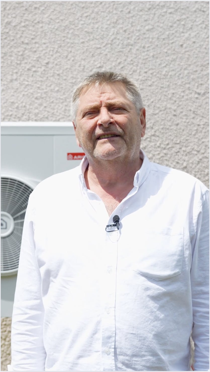 Témoignage client monsieur Calle installation pompe à chaleur air eau 15kW par Carrefour Énergies