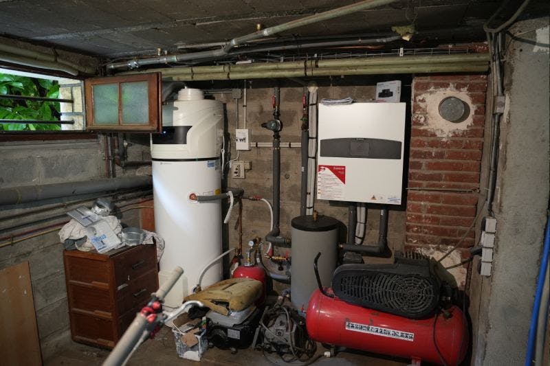 Photo d'une installation d'un ballon thermodynamique chez monsieur Josse à Villiers-sur-Orge