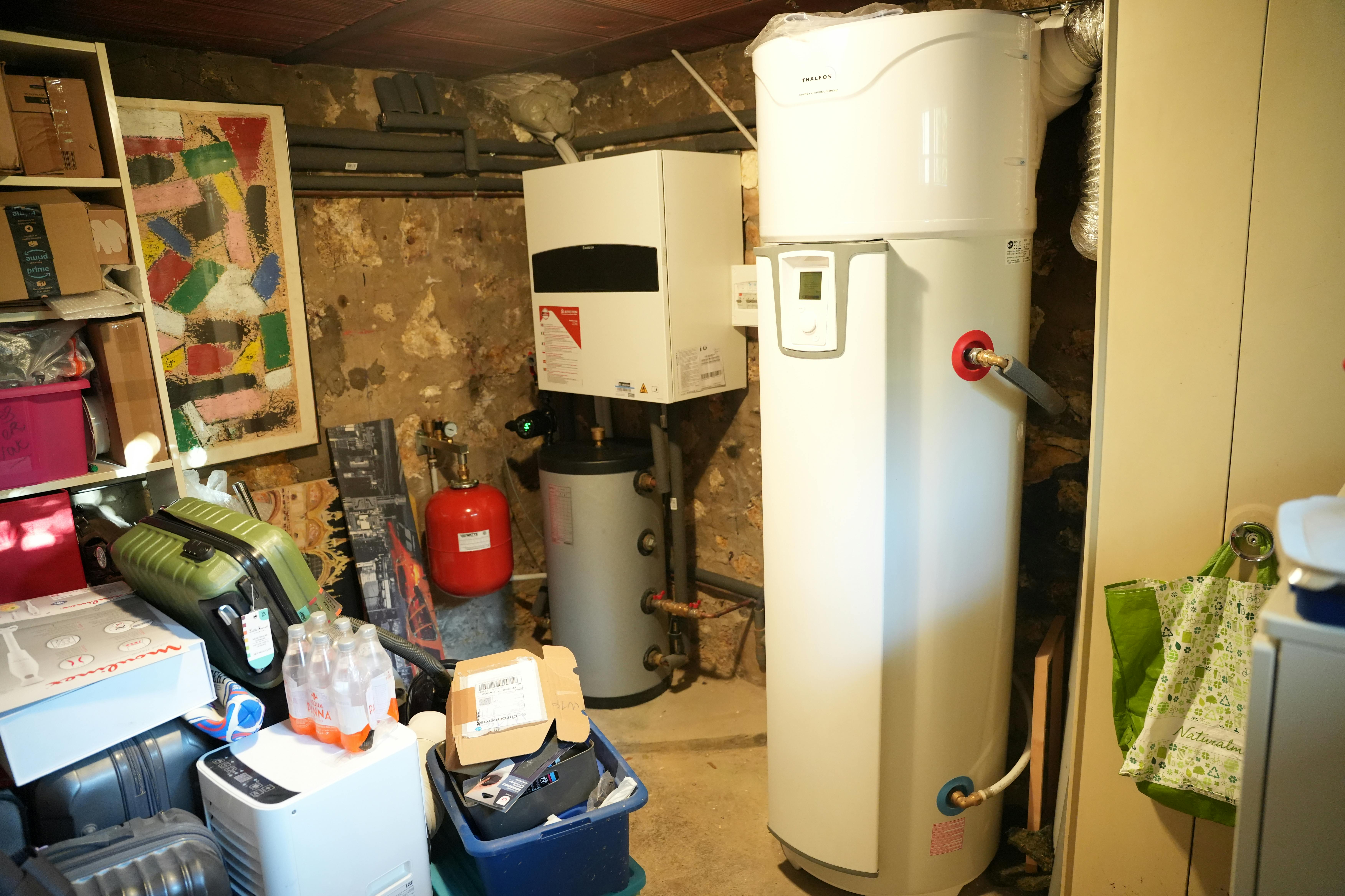 Ballon thermodynamique installé dans sous sol par avisun