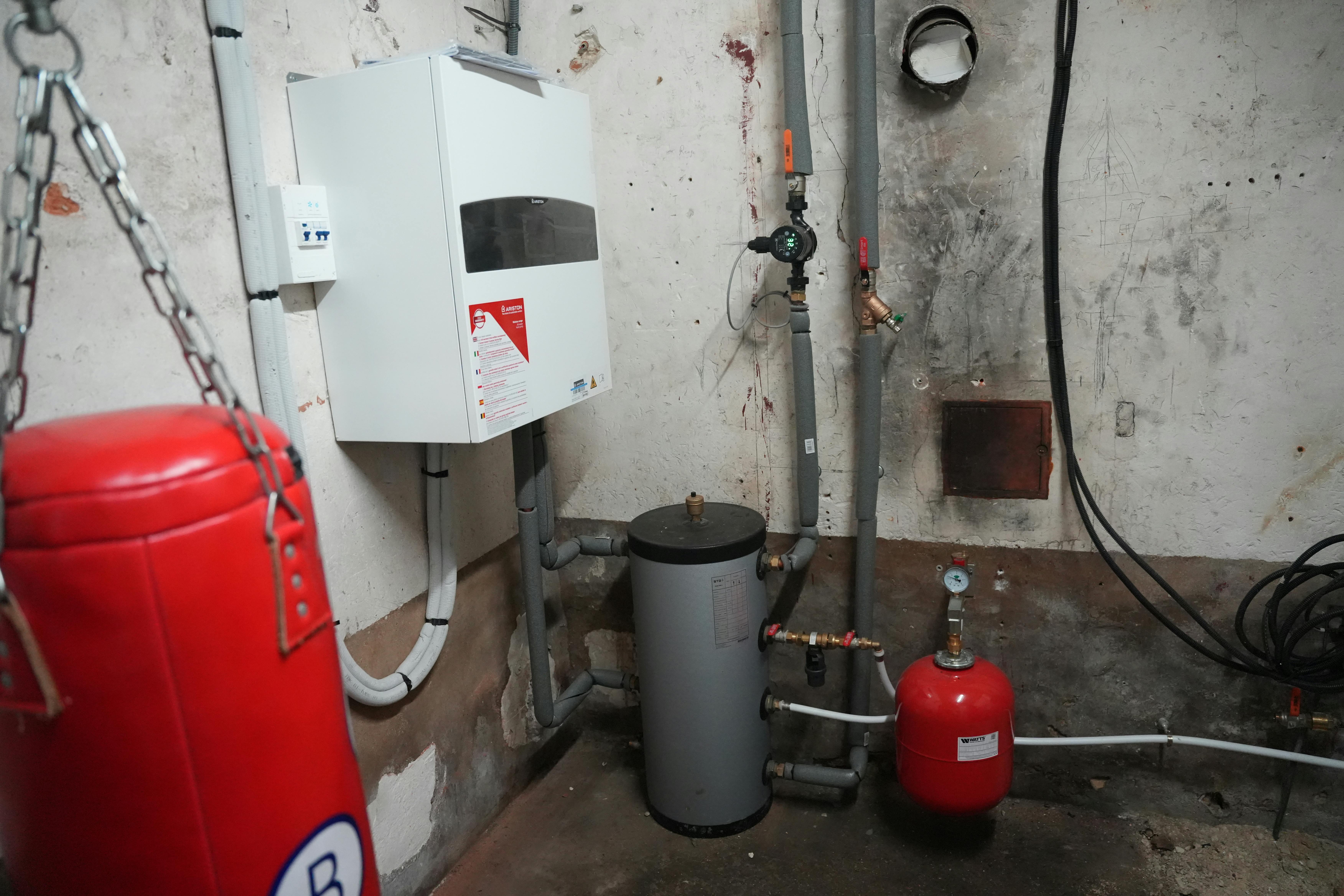 pompe à chaleur air eau installée dans maison client Fourniaud