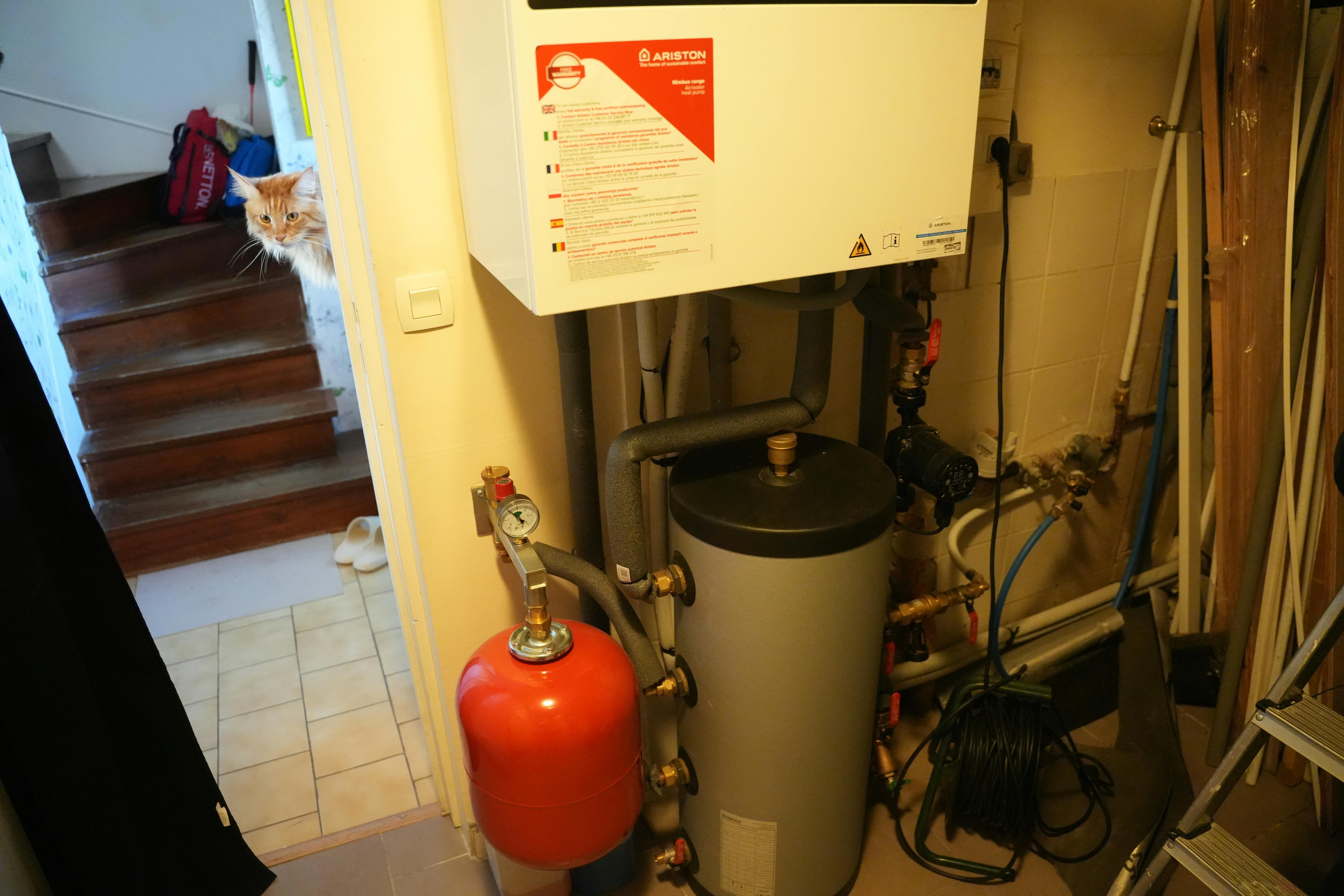 Pompe à chaleur air eau installée chez Monsieur Dalinval