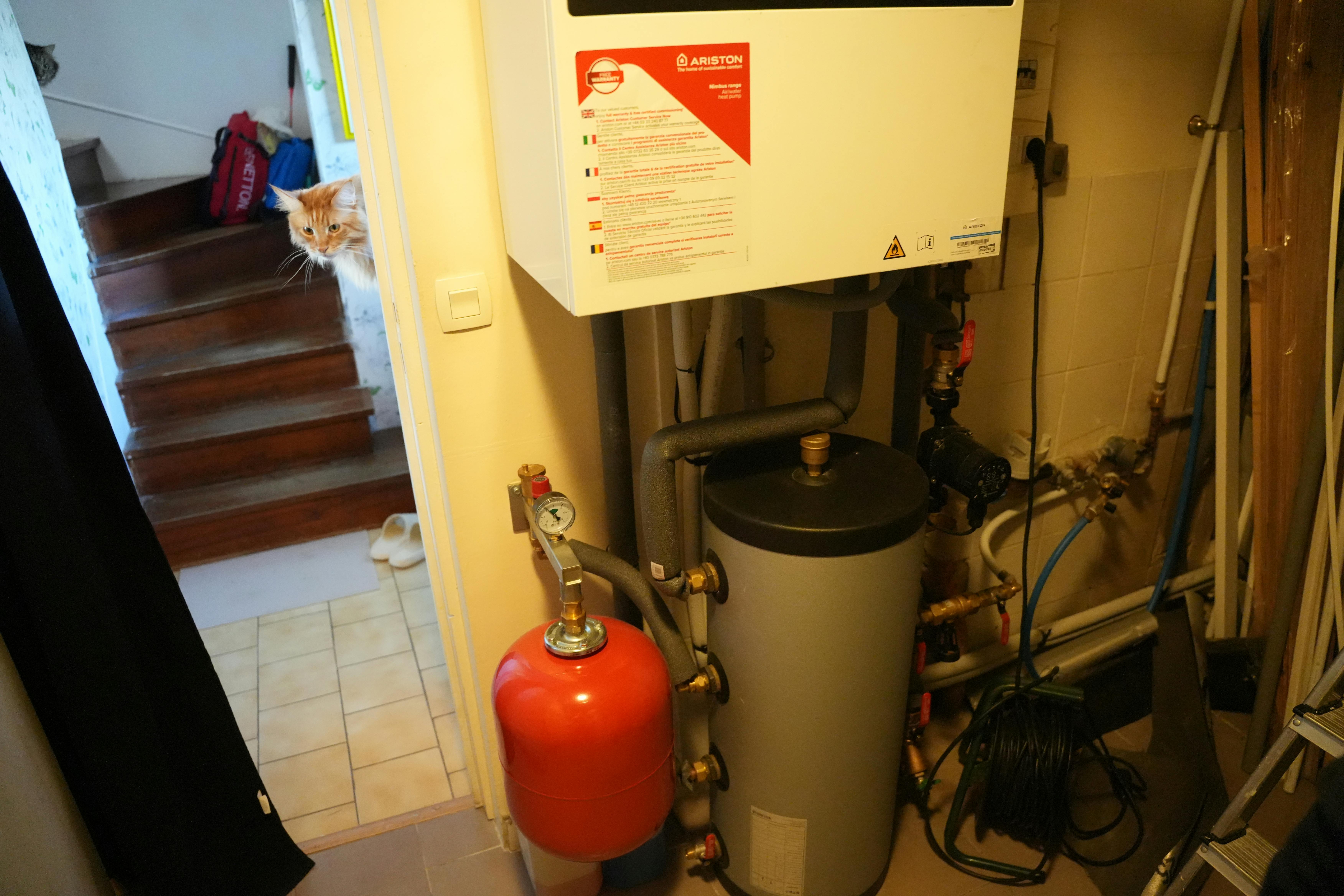 Pompe à chaleur air eau installée chez Monsieur Dalinval