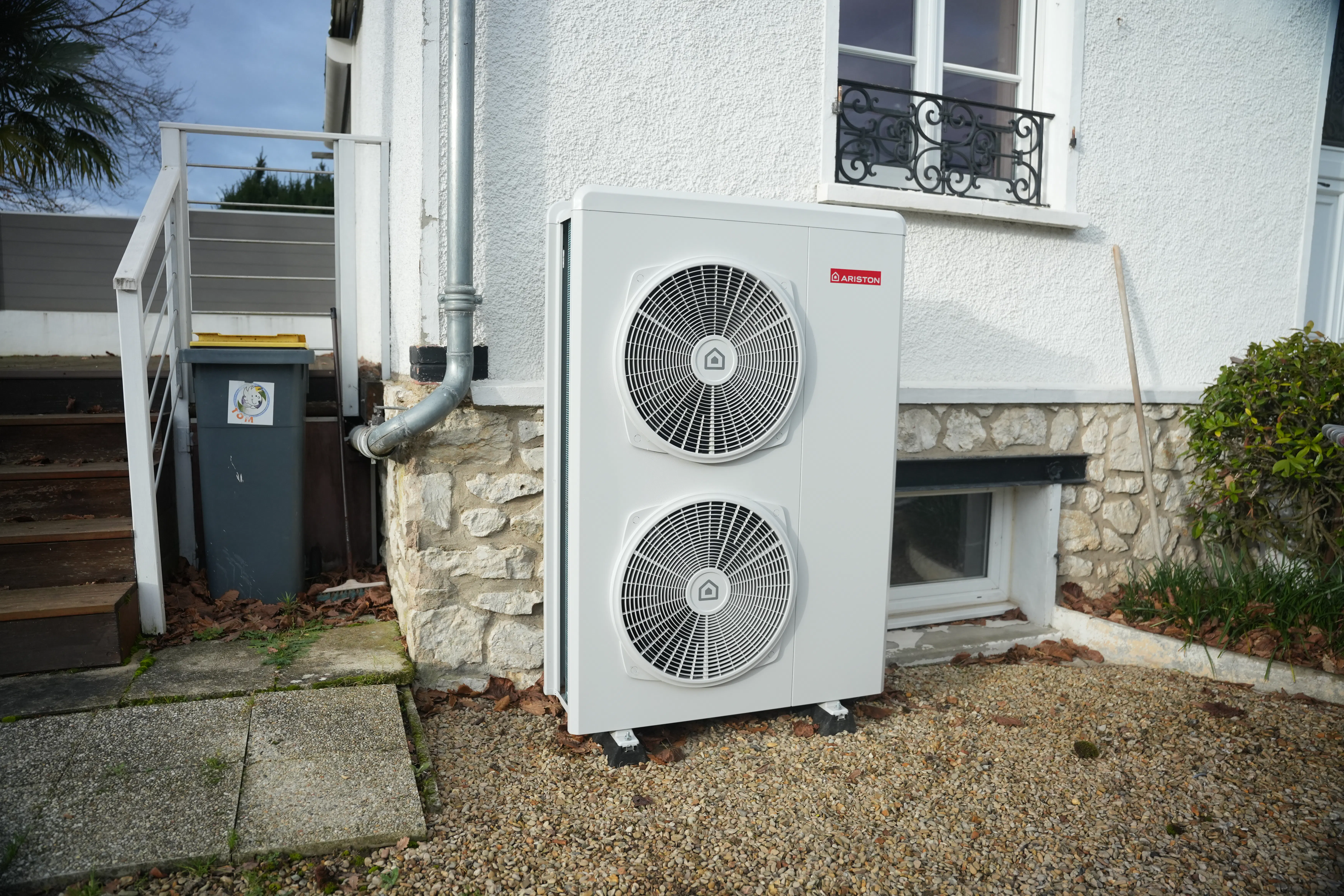 Pompe à chaleur installée chez monsieur Rapenne