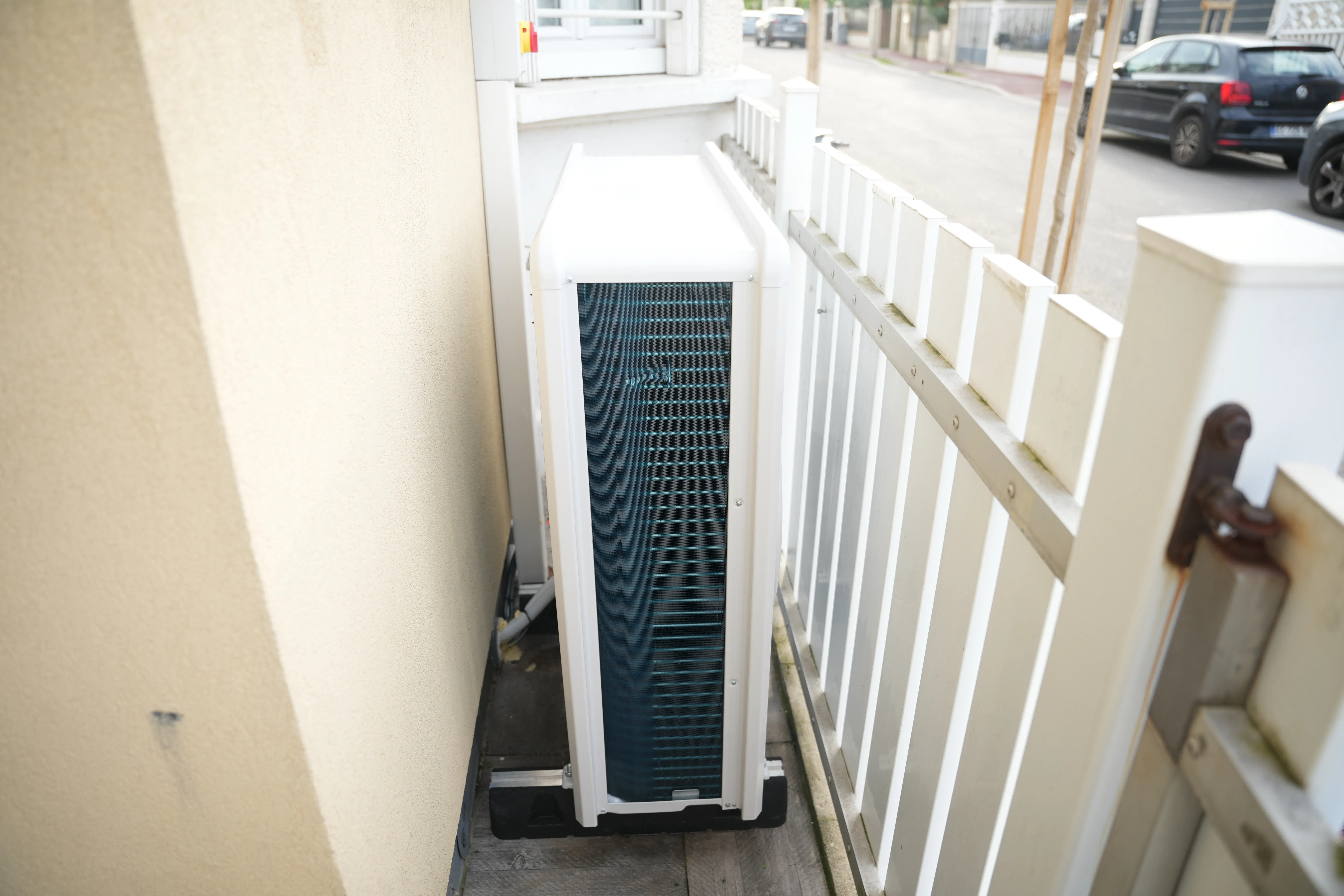 Pompe à chaleur air eau installée chez monsieur Avart